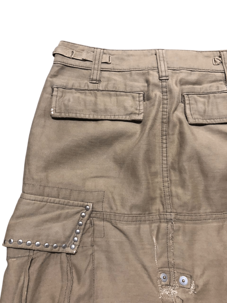 Hysteric Glamour × Japanese Brand Hysteric Glamour Bondages Cargo Mini Skirt Distressed Size 31" - 11 Thumbnail