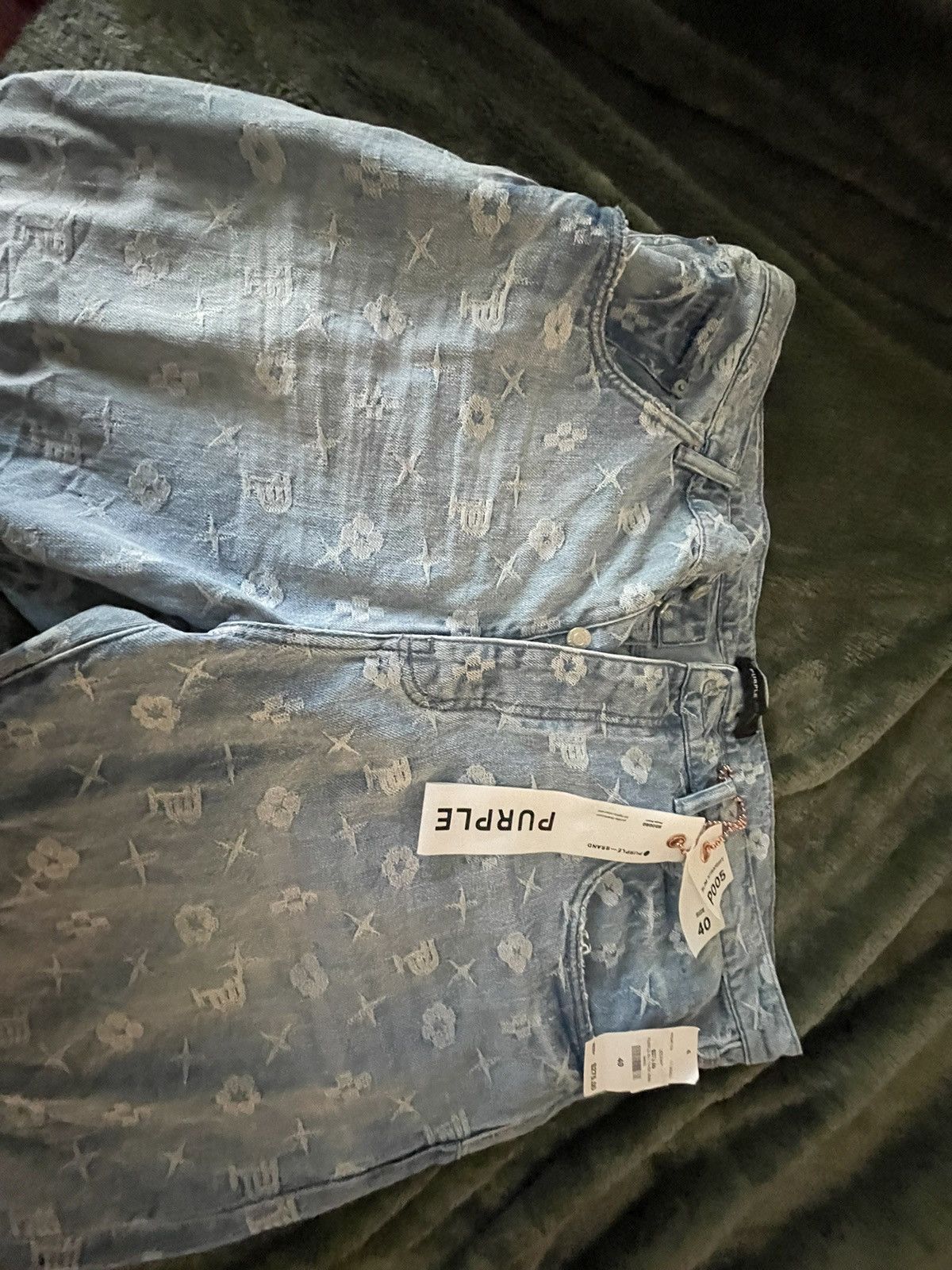 Purple Brand Purple Brand Monogram Denim Size US 40 / EU 56 - 1 Thumbnail