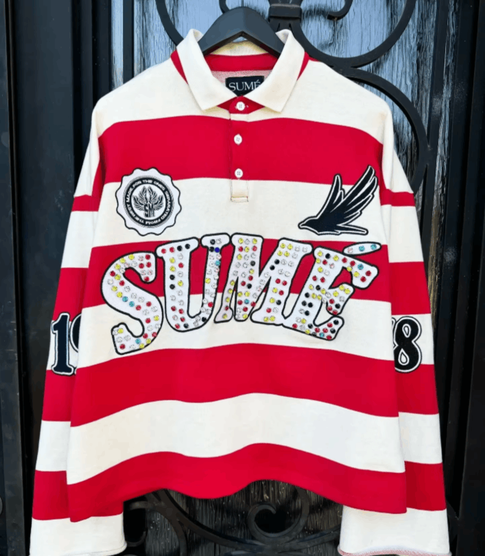 Japanese Brand Hip-hop Striped Pretty T-Shirts Size US S / EU 44-46 / 1 - 1 Thumbnail
