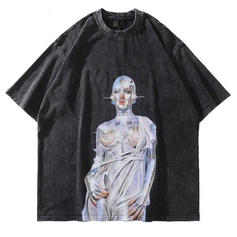 Vintage Vintage Robot Tshirt Oversized Size US L / EU 52-54 / 3 - 1 Thumbnail