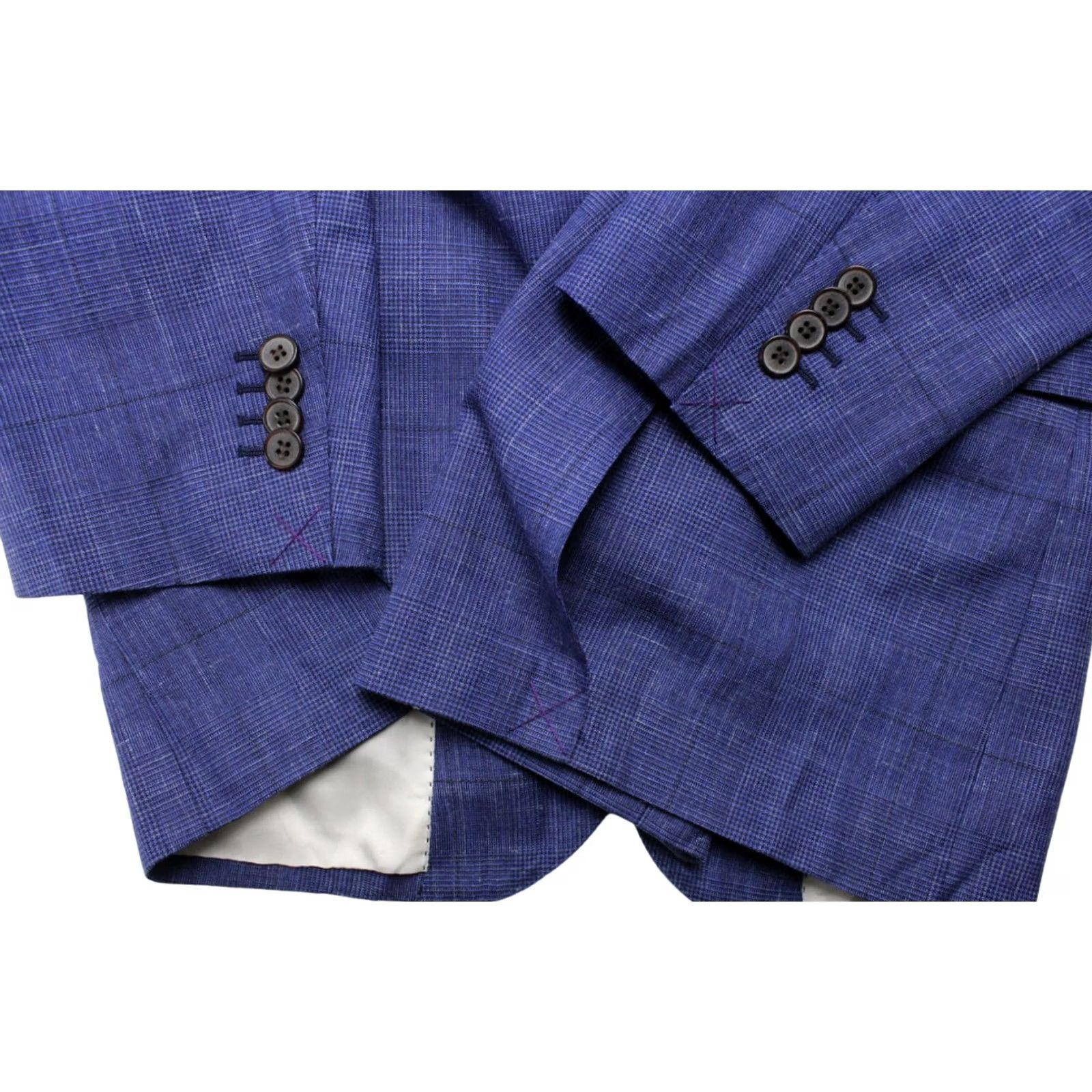 Suitsupply Suitsupply Lazio Blazer Men's UK 44 Single Breasted Slim One Button Jacket Blue Size 44R - 6 Thumbnail