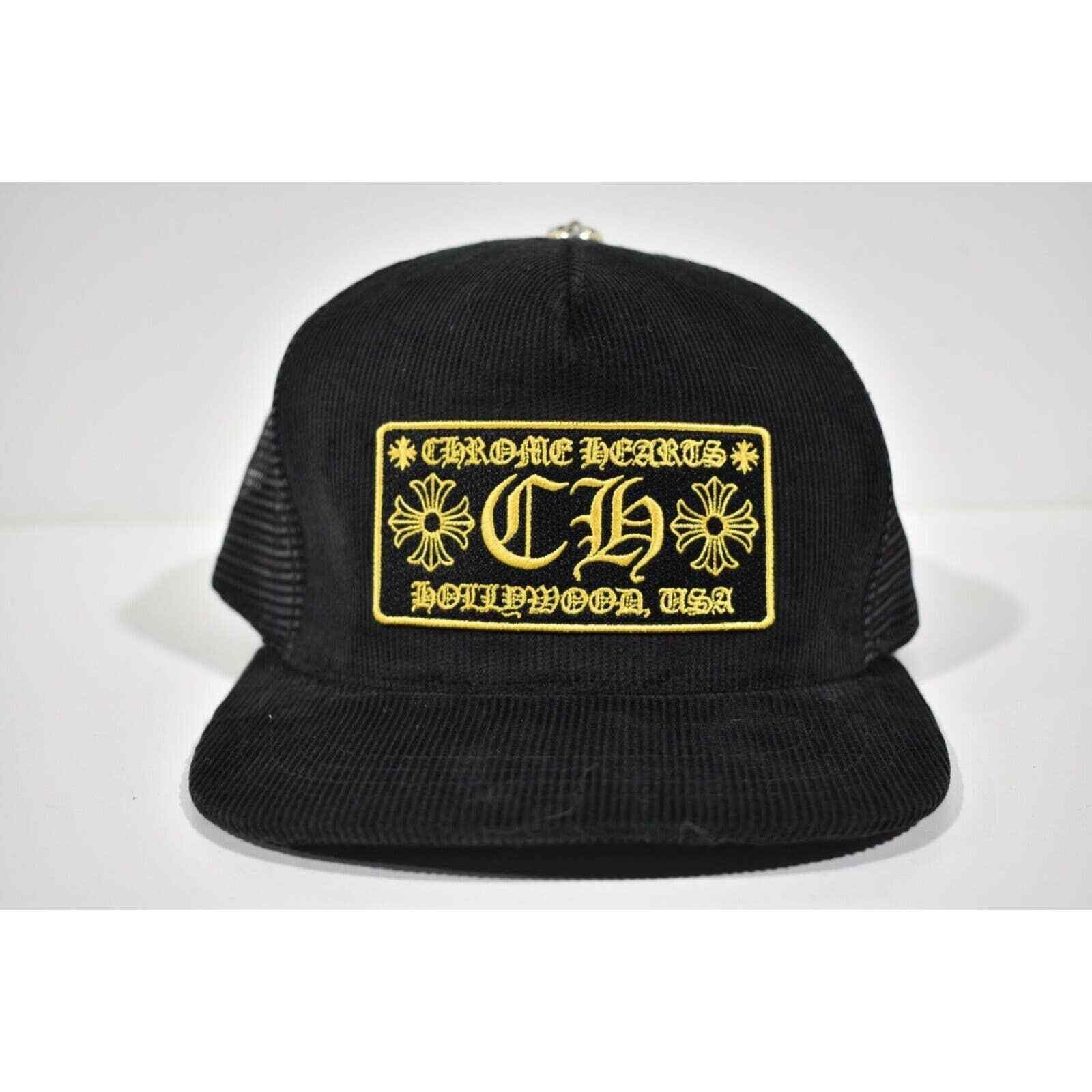 Chrome Hearts Chrome Hearts Hollywood Corduroy Baseball Cap Snapback Hat Size ONE SIZE - 1 Thumbnail