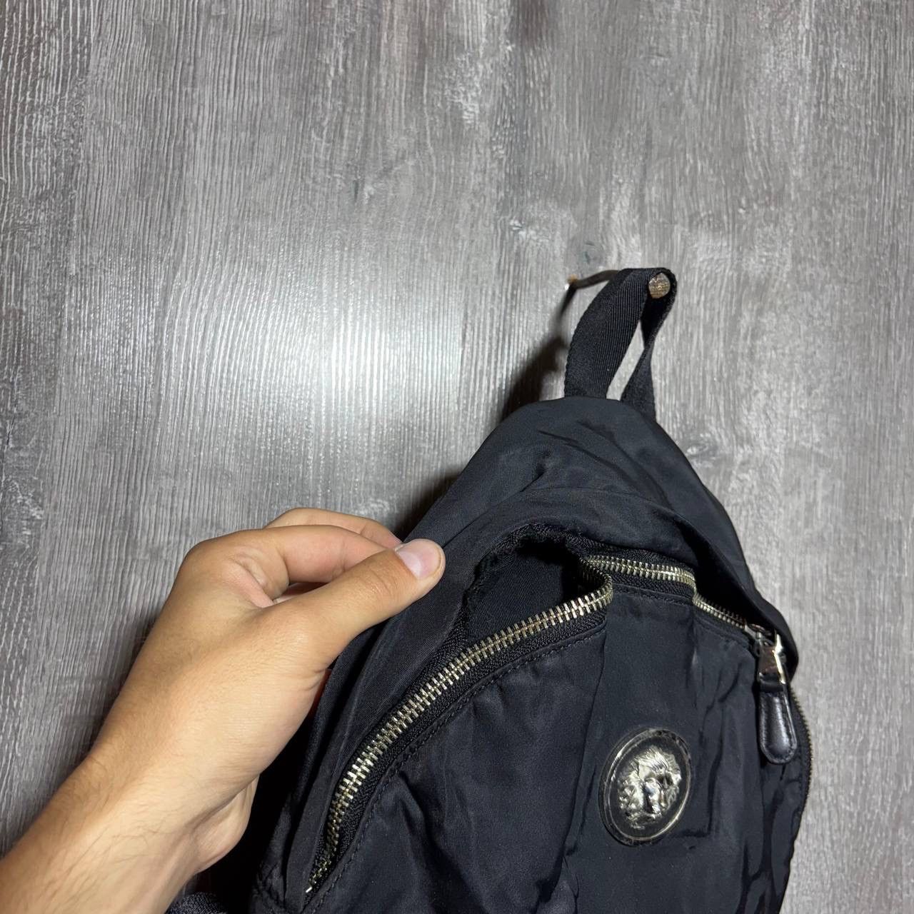 Versus Versace Versus Versace Lion's Head Small Nylon Backpack Size ONE SIZE - 4 Thumbnail