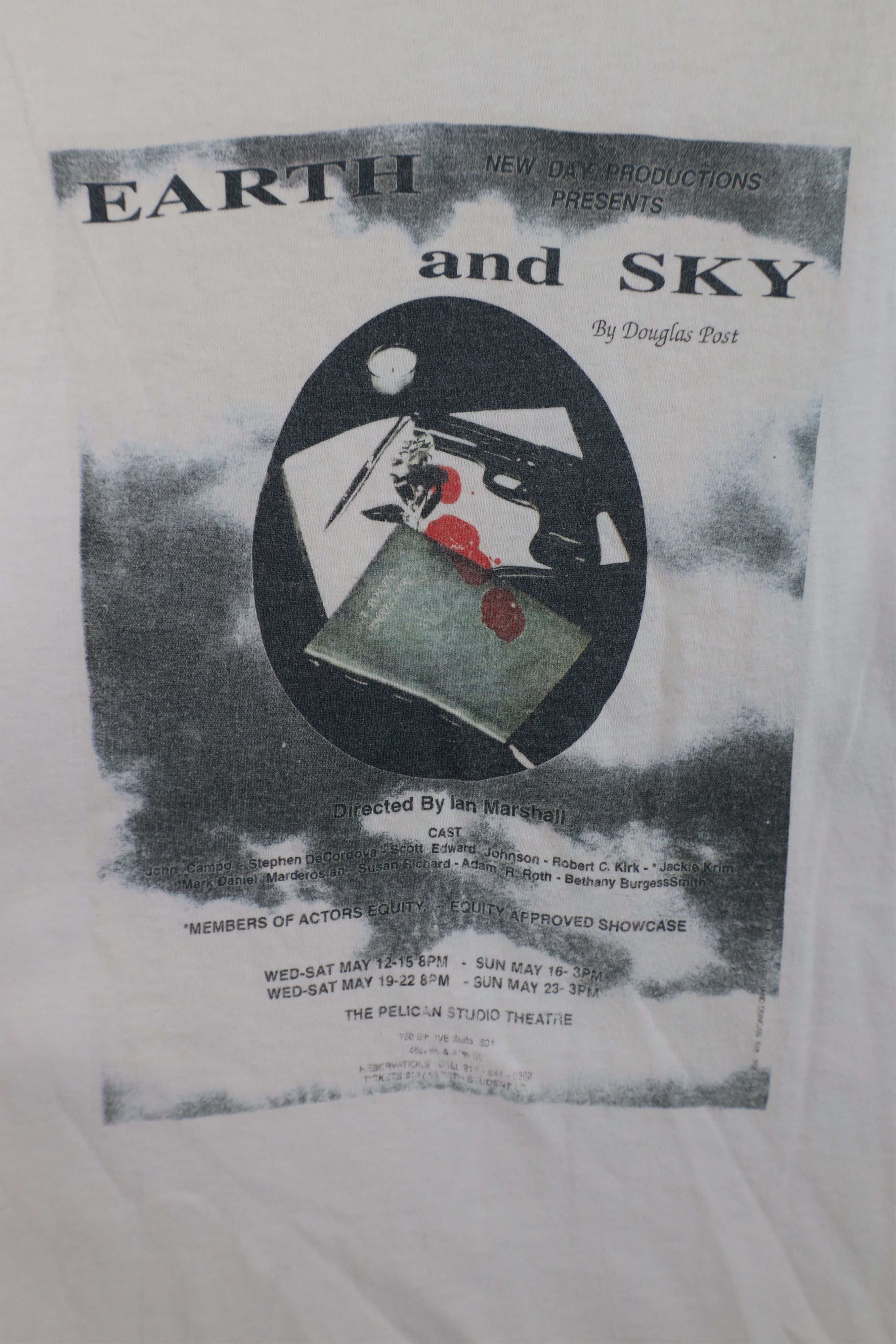 Vintage Vintage 90s and Sky Douglas Post Play Short Sleeve T-Shirt Size L / US 10 / IT 46 - 4 Thumbnail