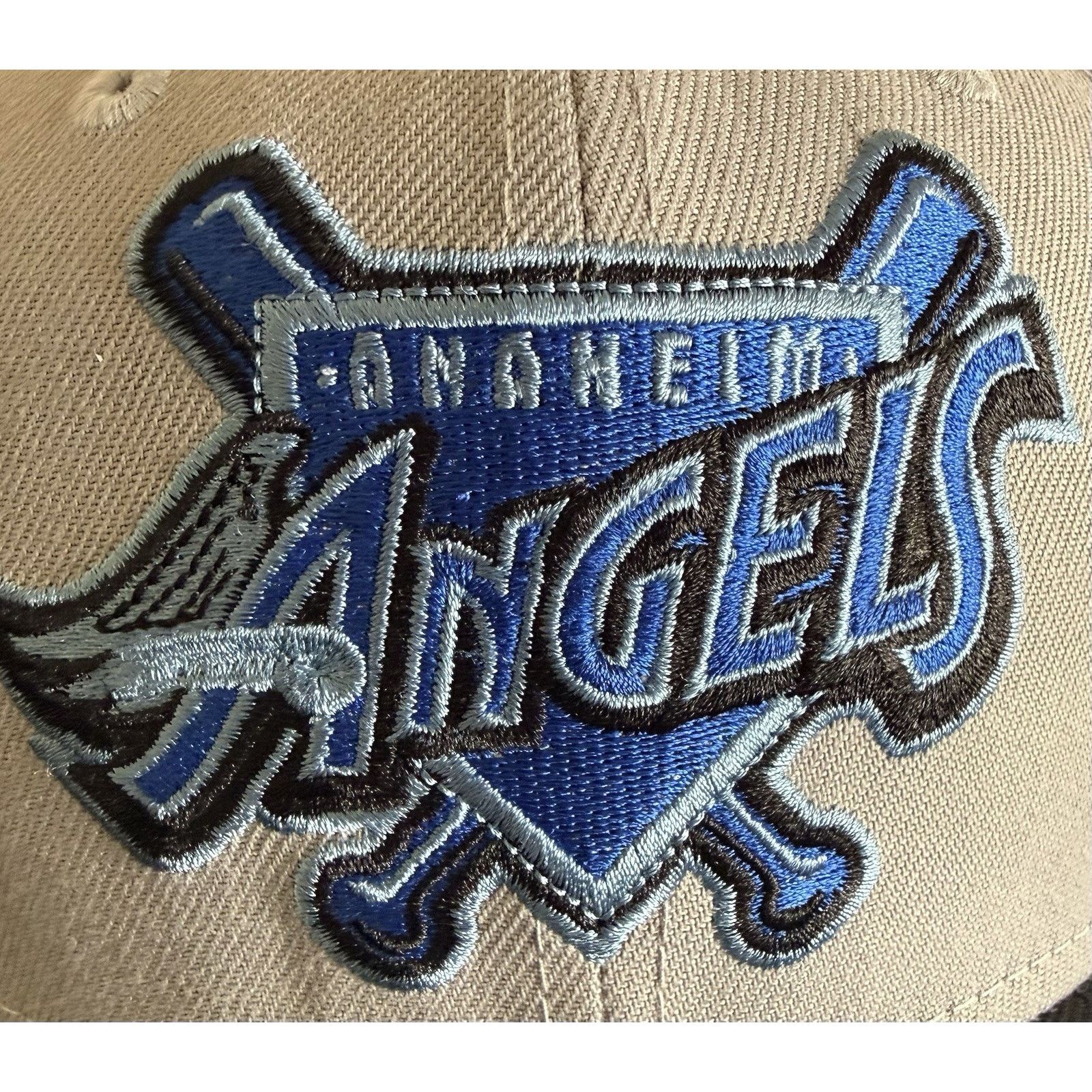 New Era New Era Anaheim Angels 40th Fitted Hat Size 7 3/8 Gray/Navy Size ONE SIZE - 3 Thumbnail