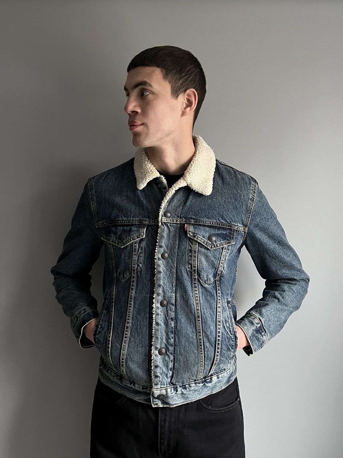 Levi's Vintage Levi’s Sherpa Denim Jacket Size US S / EU 44-46 / 1 - 2 Thumbnail