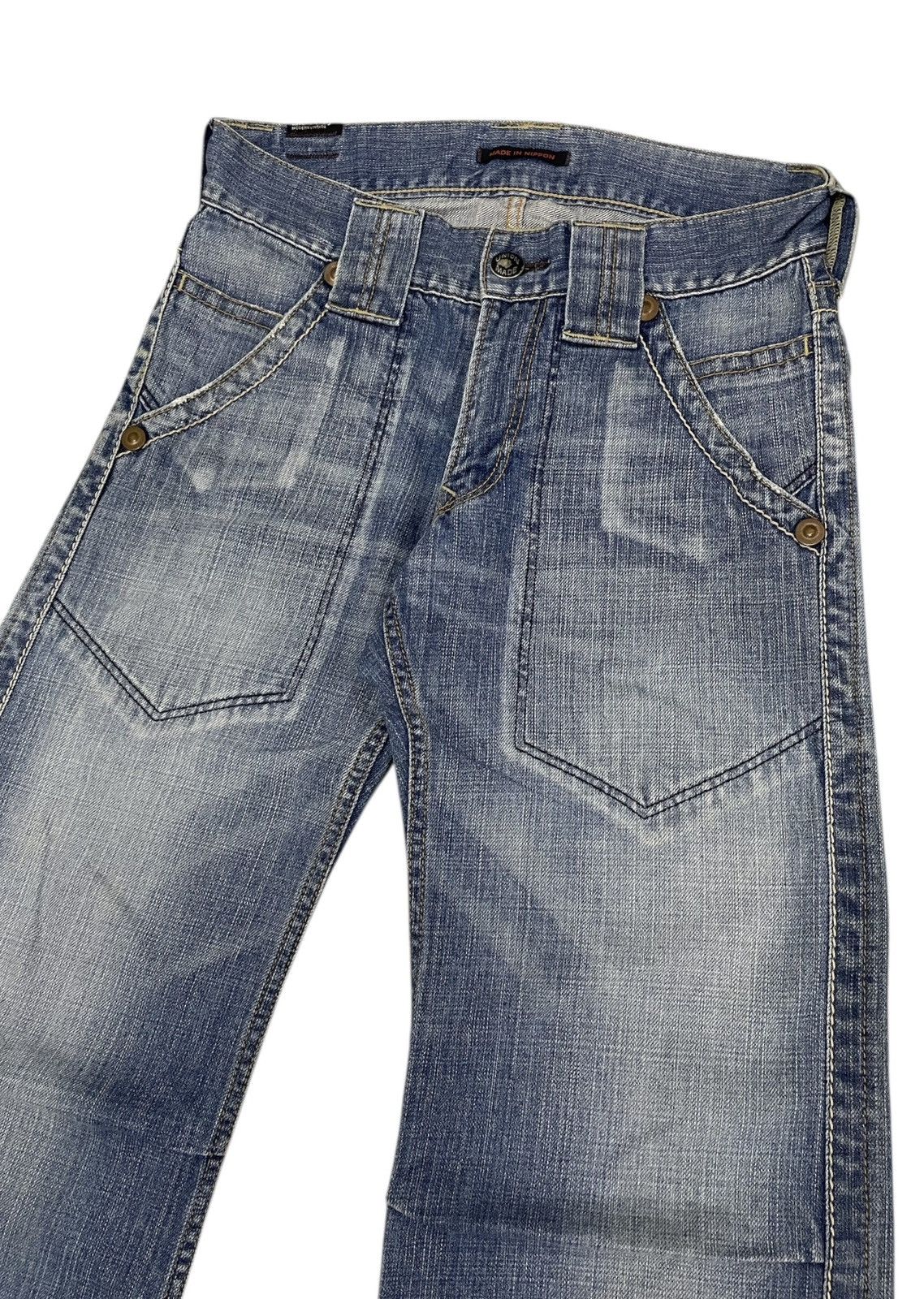 Japanese Brand Vintage BlueWay Union Made Jeans Size US 29 - 1 Thumbnail
