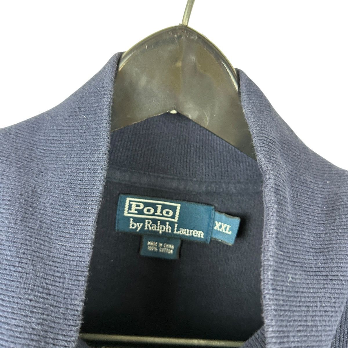Polo Ralph Lauren Mens Y2K Polo Ralph Lauren Blue Quarter Zip Sweater Size US XXL / EU 58 / 5 - 7 Thumbnail