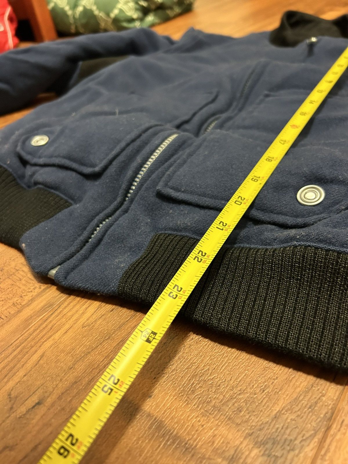 Balenciaga Y2K Authentic Balenciaga Navy Bomber Zip Up Jacket Size US M / EU 48-50 / 2 - 4 Thumbnail