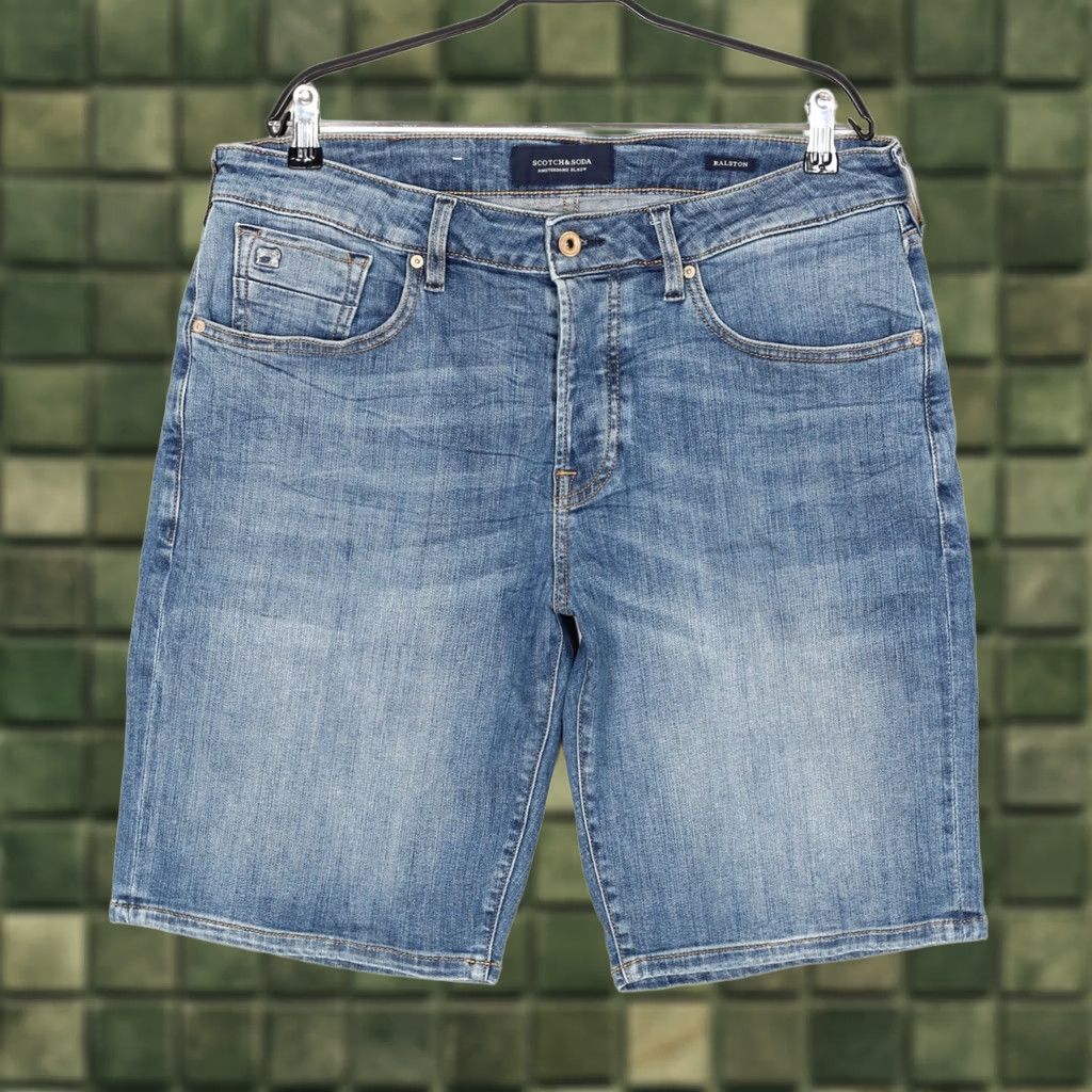 Scotch & Soda SCOTCH & SODA RALSTON Denim Jeans Shorts Men Size W36 Stretch DZ5224 Size US 36 / EU 52 - 1 Thumbnail