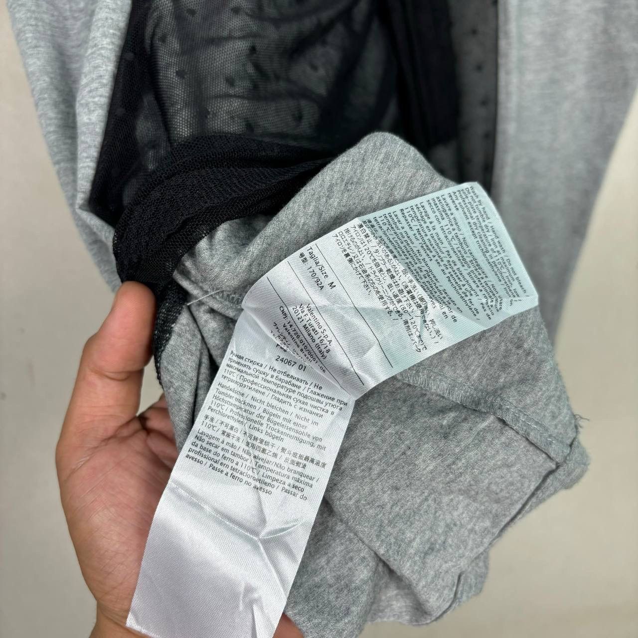 RED Valentino RED VALENTINO Grey T-Shirt With Bow Lace M Size M / US 6-8 / IT 42-44 - 5 Thumbnail