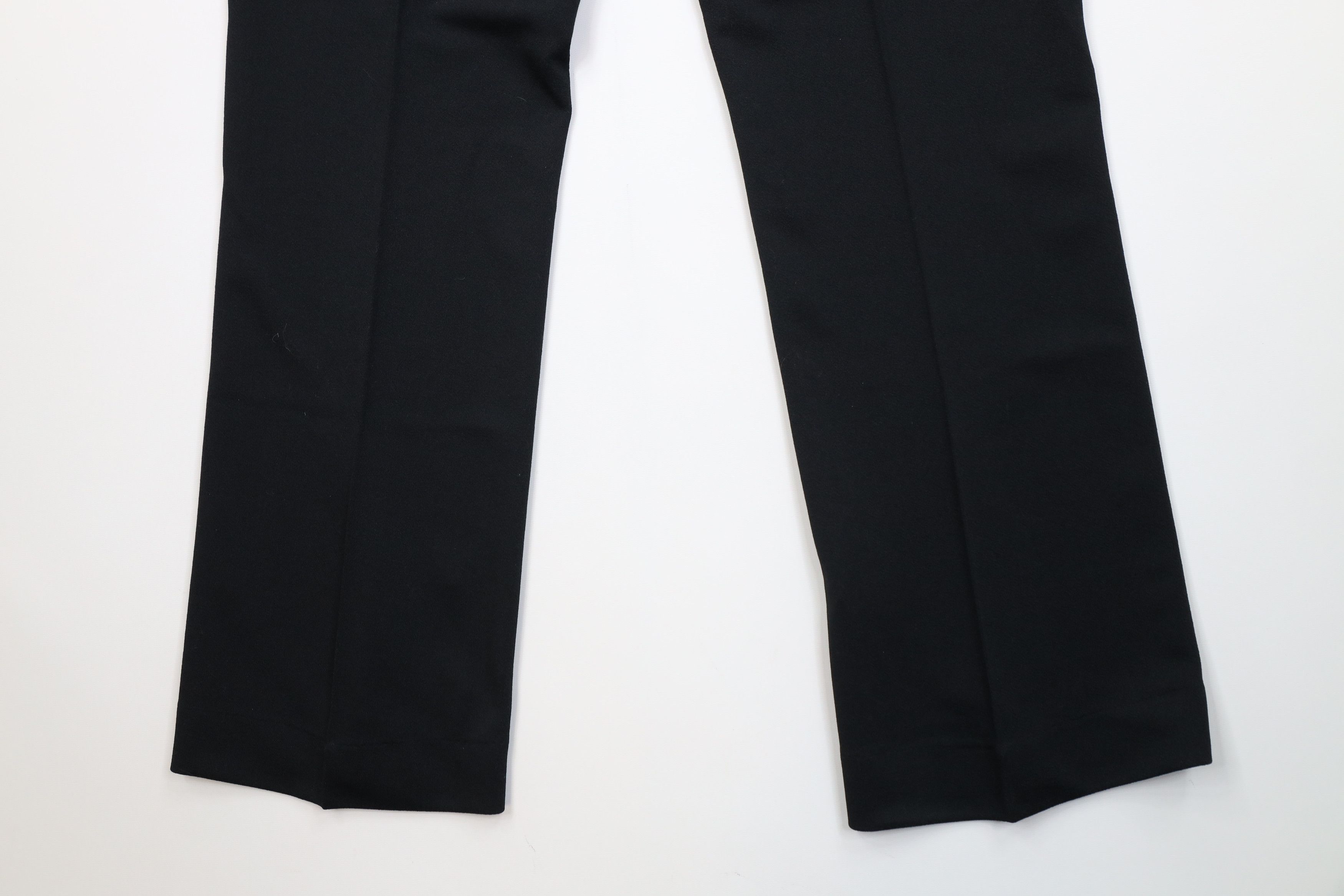 Vintage Vintage 70s Streetwear Flared Wide Leg Chino Pants Black USA Size US 36 / EU 52 - 10 Thumbnail