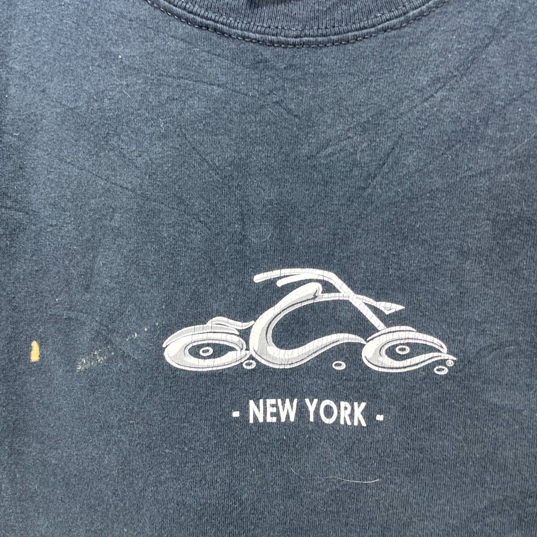 Vintage VINTAGE Sun Faded Orange County Choppers Biker T-Shirt Men L Black NY Large Size US L / EU 52-54 / 3 - 7 Thumbnail