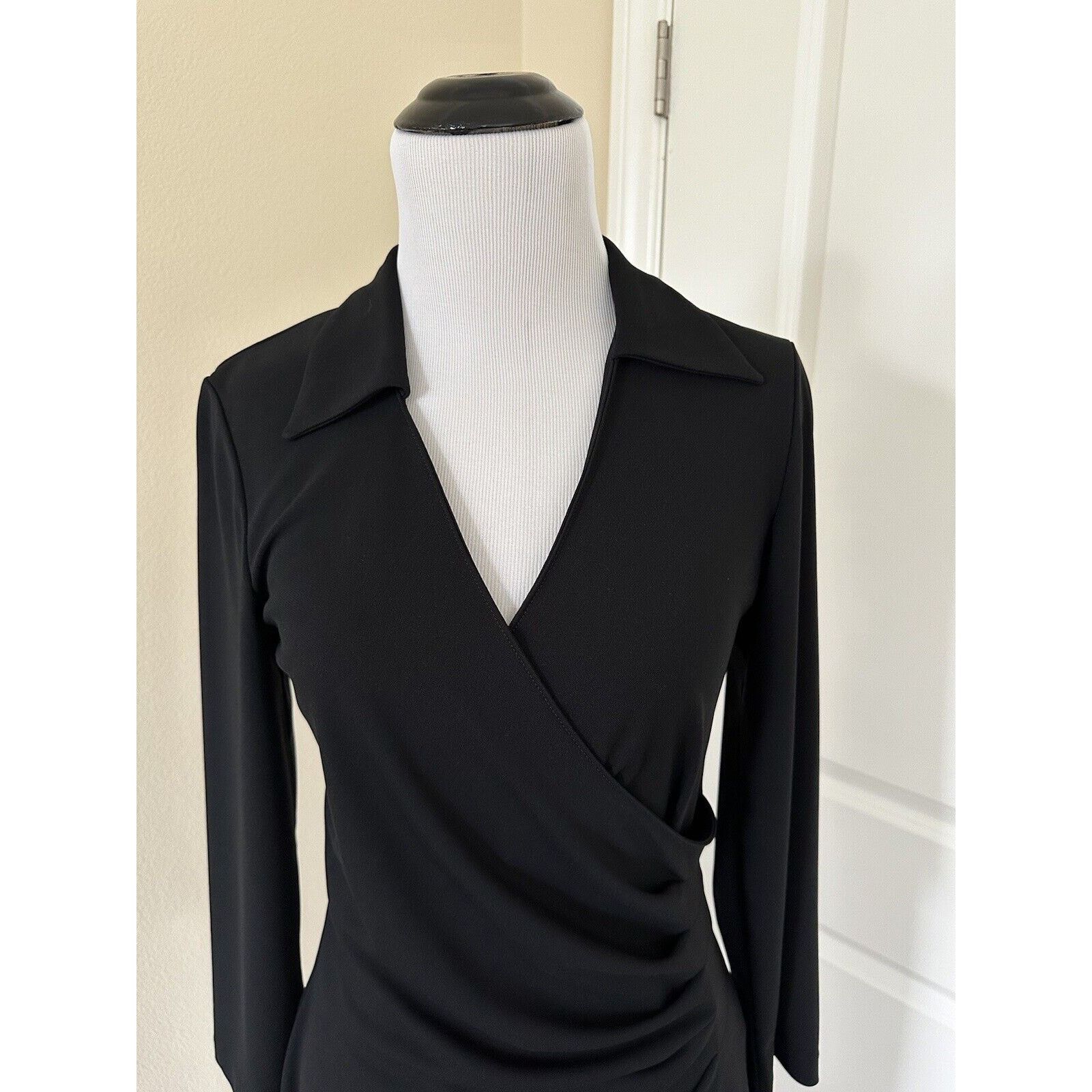 Nicole Miller Nicole Miller Black Cocktail/ Business Dress Size S Size S / US 4 / IT 40 - 4 Thumbnail