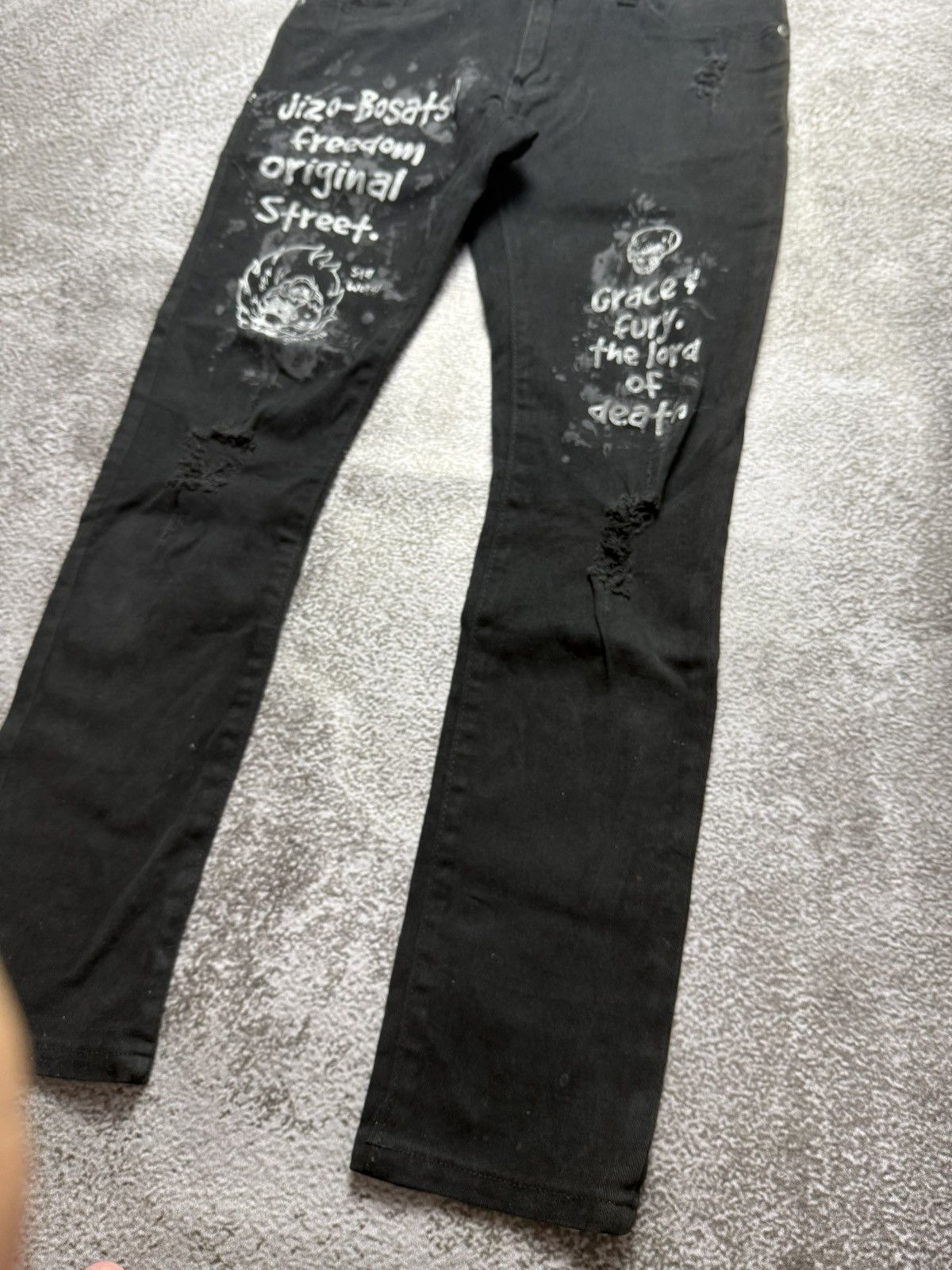 Hysteric Glamour Skinny jeans black denim jizo-botatsu Size US 30 / EU 46 - 3 Thumbnail