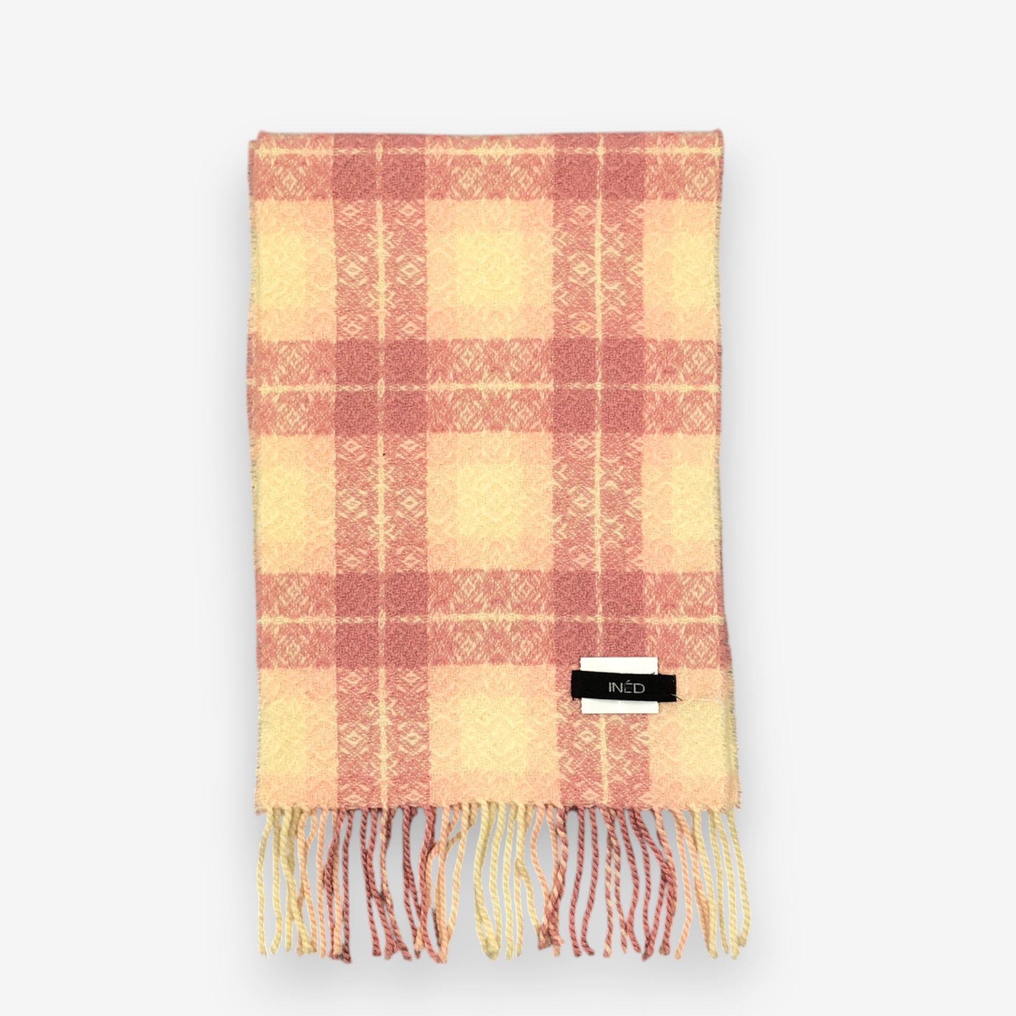 Japanese Brand Vintage INED Scarf Muffler Yohji Yamamoto Wool Scarves Size ONE SIZE - 2 Thumbnail