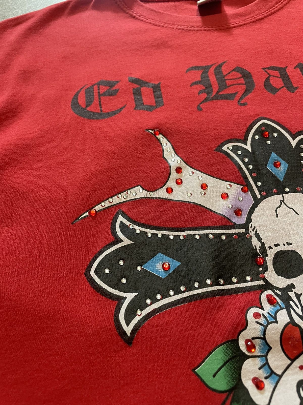 Ed Hardy × Vintage Vintage Ed Hardy Y2K T-Shirt Size US S / EU 44-46 / 1 - 9 Thumbnail