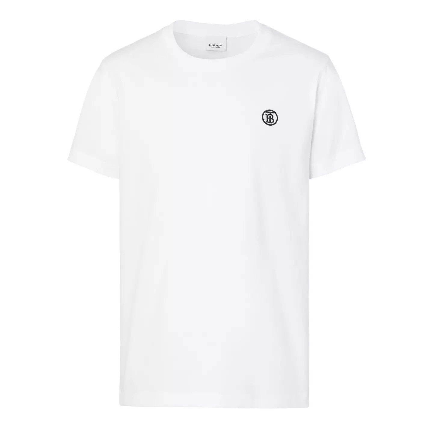 Burberry o1g2r1mq0426 Monogram Motif Cotton T-Shirt in White Size US XL / EU 56 / 4 - 1 Thumbnail