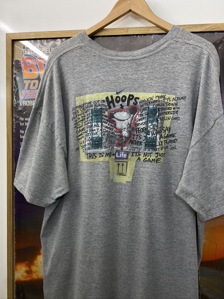 Jordan Brand × Nike × Vintage 90s Nike Air Jordan Basketball The Rock Is Mine t shirt Size US XXL / EU 58 / 5 - 5 Thumbnail