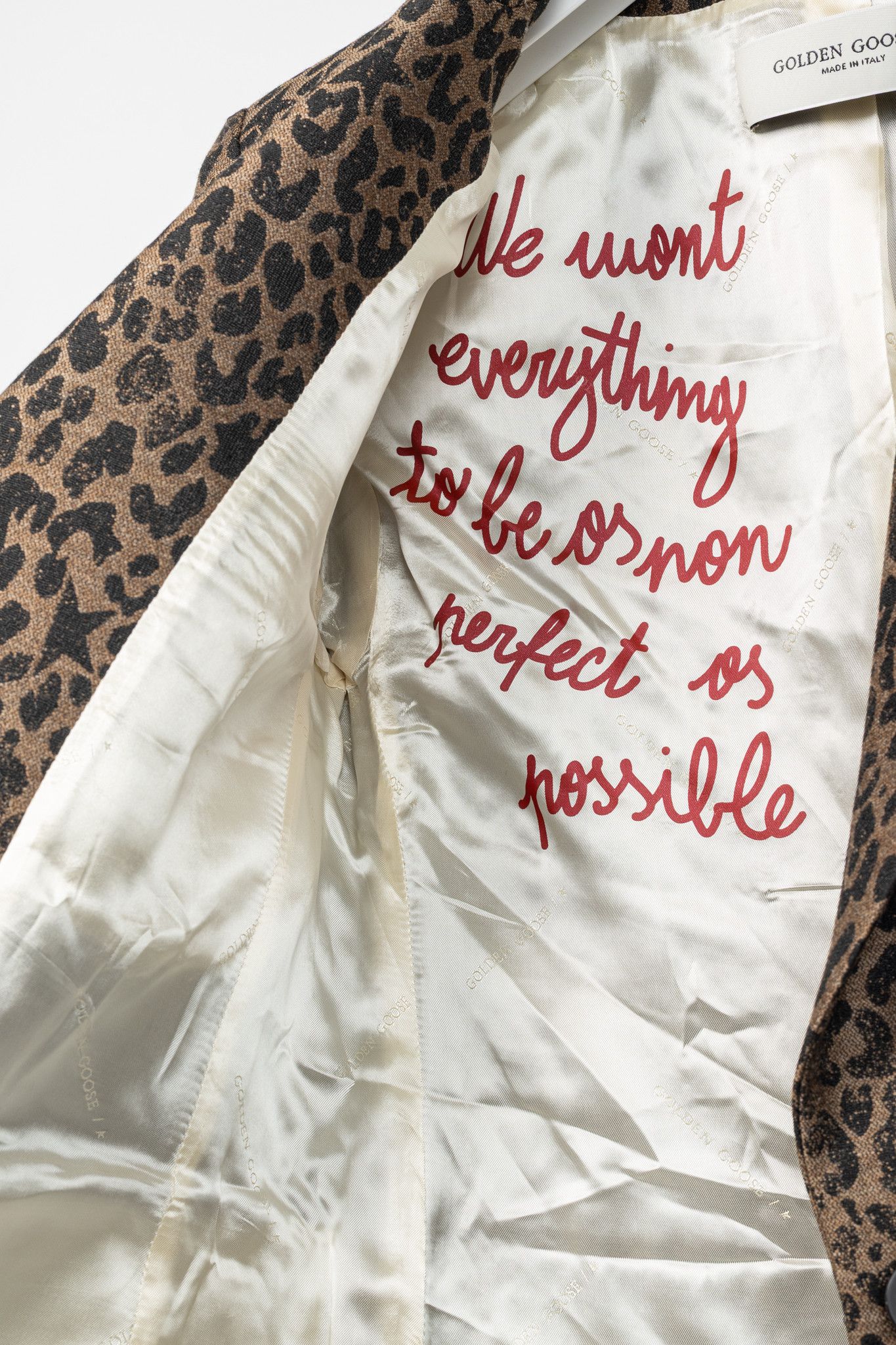 Golden Goose Golden Goose Animalier Leopard Single-Breasted Blazer Size S / US 4 / IT 40 - 10 Thumbnail