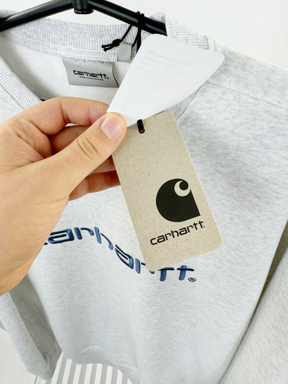 Carhartt Wip Carhartt Ash Heather Sweatshirt Size US XL / EU 56 / 4 - 9 Thumbnail