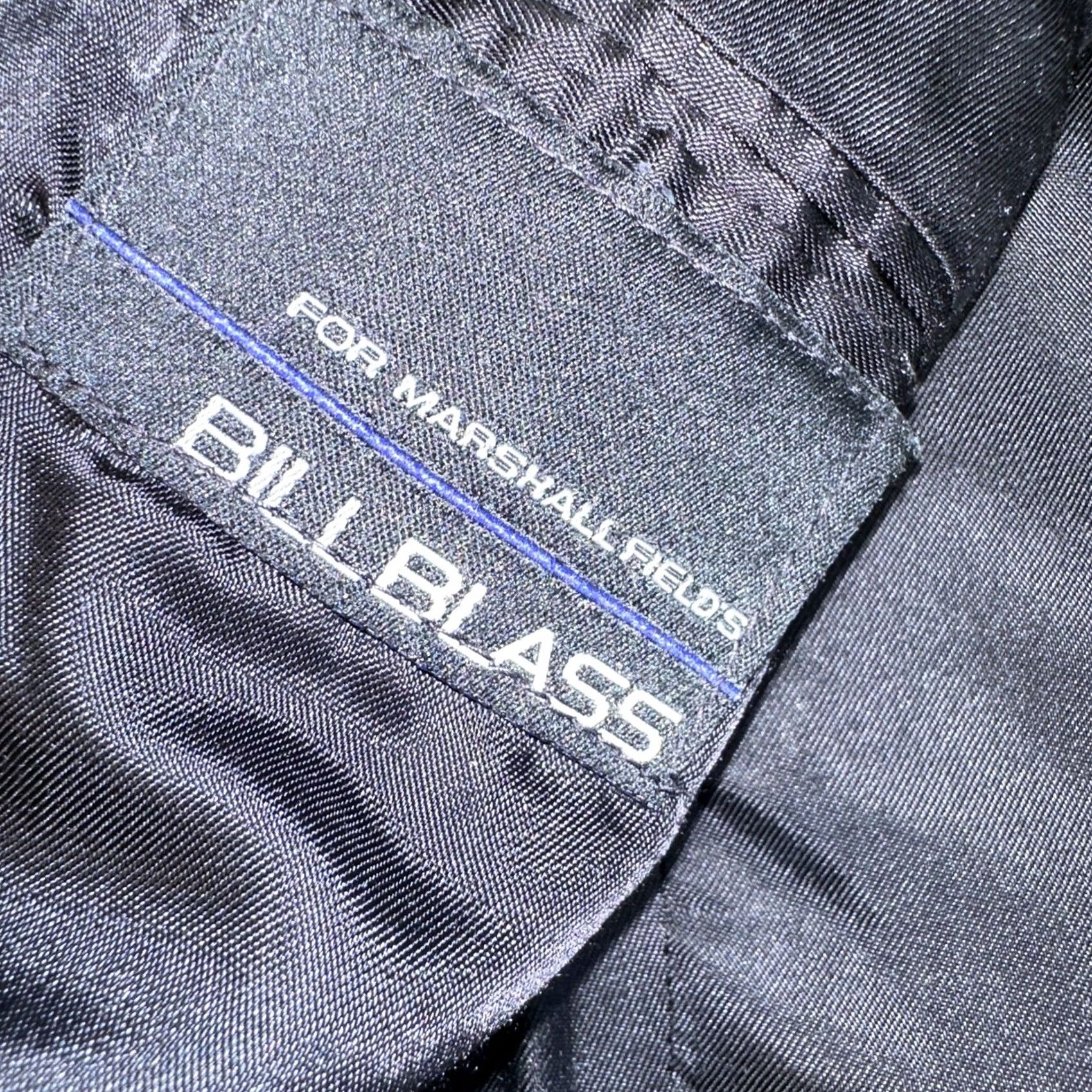 Bill Blass Bill Blass Blazer Jacket Mens 42R Black Cashmere 3 Button Ventless Size 42R - 3 Thumbnail