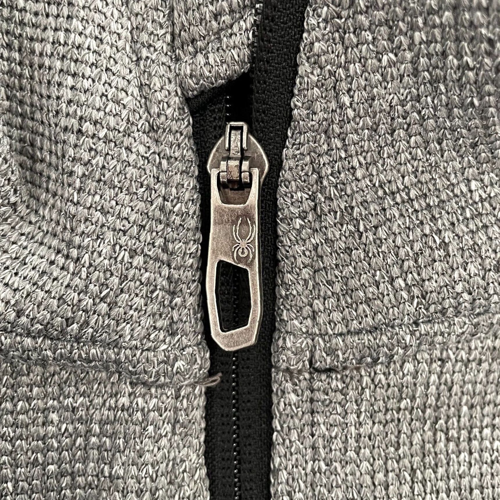 Spyder Spyder Jacket Adult L Gray Black 1/4 Zip Pullover Fleece Logo Mens Size US L / EU 52-54 / 3 - 6 Thumbnail