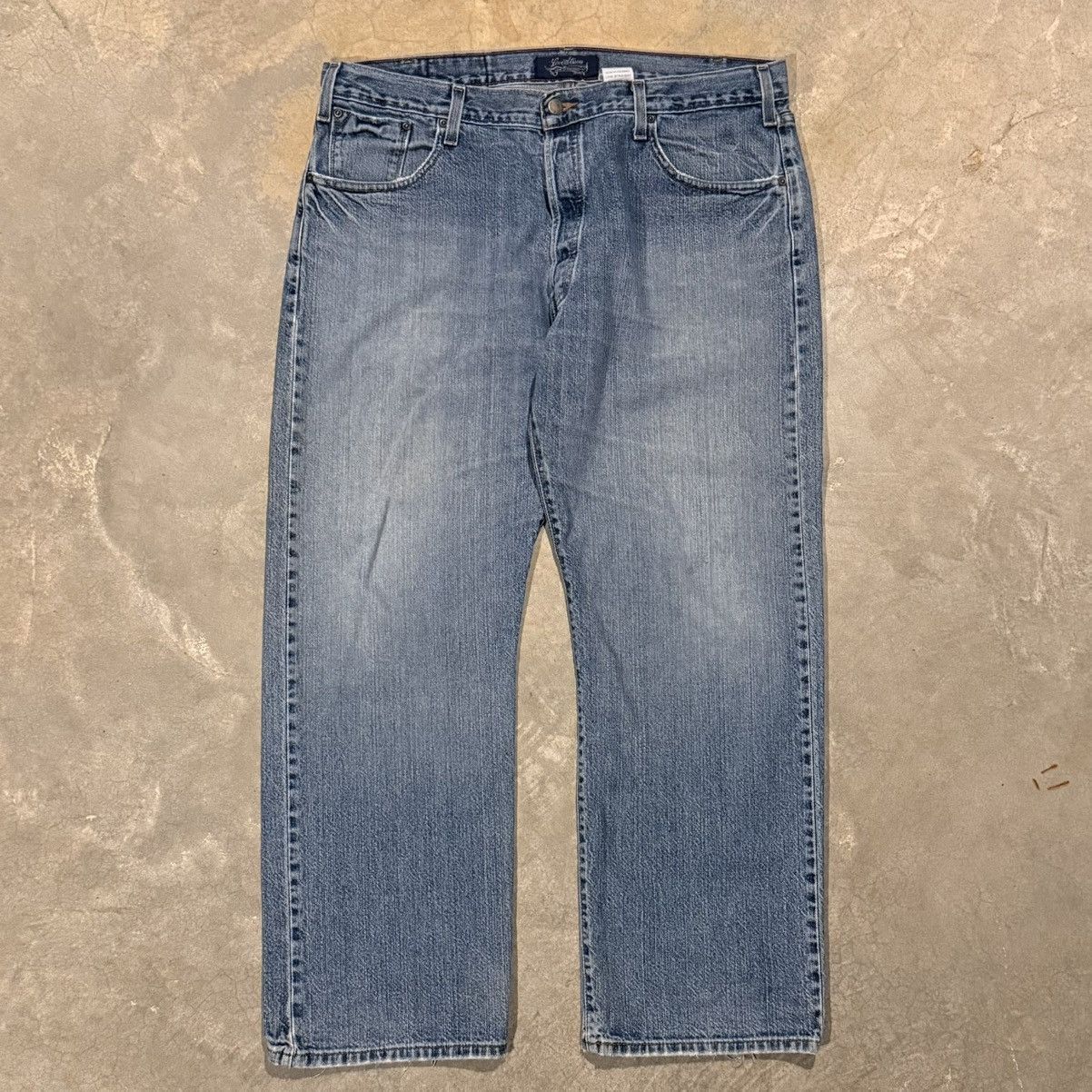 Levi's Vtg 2000s Levi’s Faded Distressed Baggy Jeans ERD Grunge Y2K Size US 38 / EU 54 - 5 Thumbnail