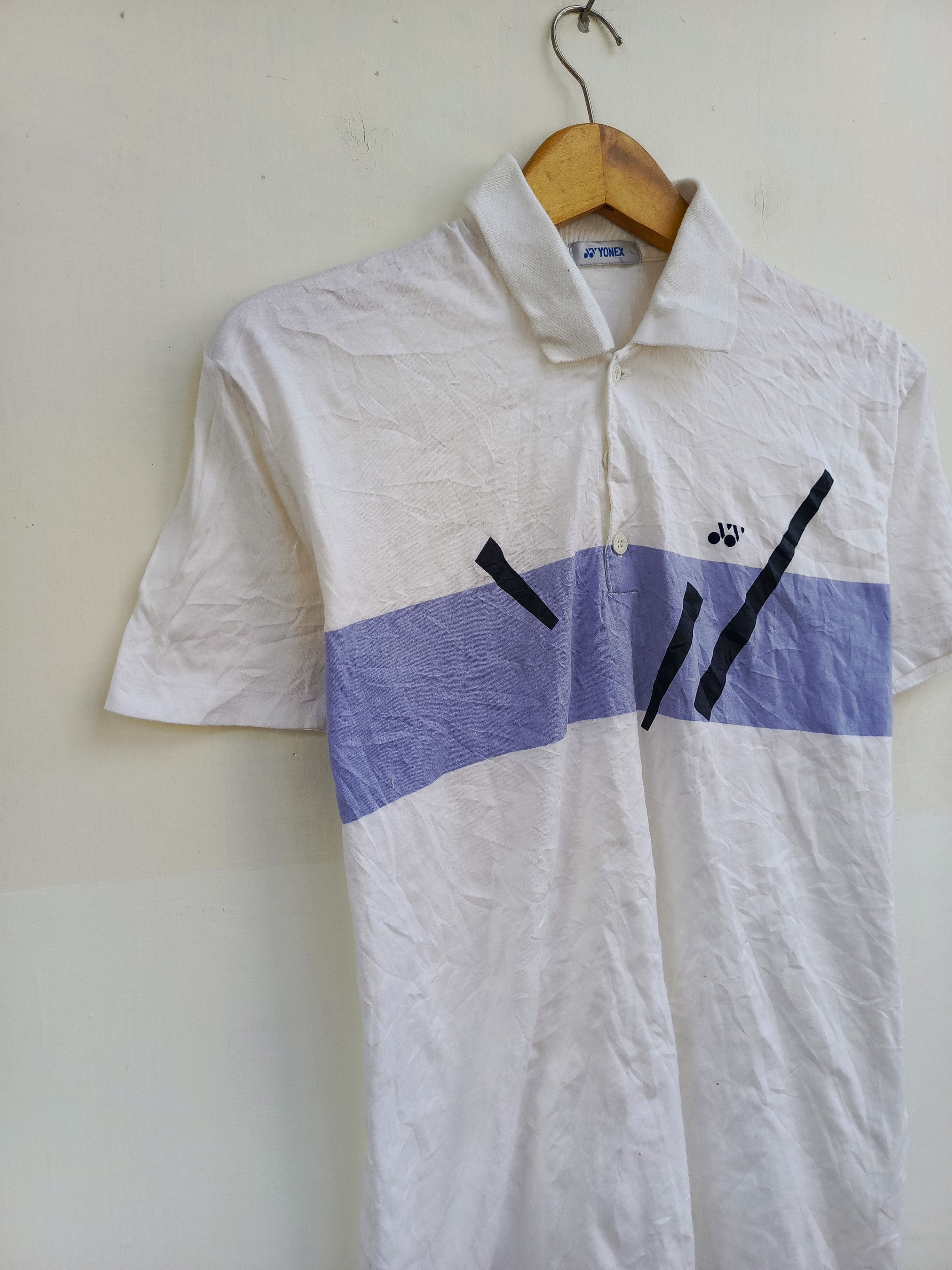 Japanese Brand Yonex Vintage Style Tennis Polo White Casual Size US L / EU 52-54 / 3 - 5 Thumbnail