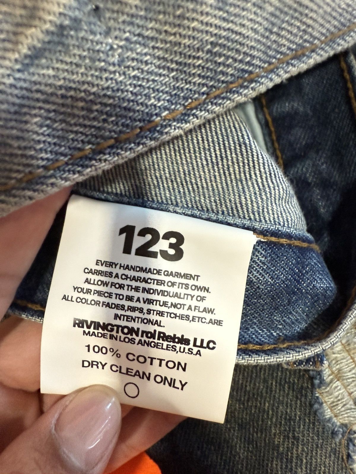 RRR-123 Rivington Roi Rebis Jeans (RRR-123) Size US 32 / EU 48 - 7 Thumbnail