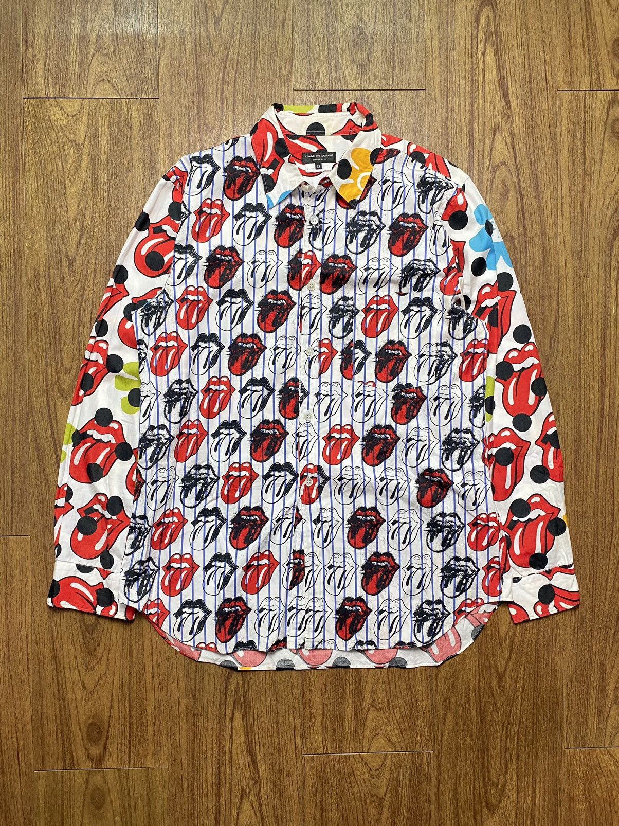 Comme des Garcons Homme Plus Runway SS06 CDG Homme Plus The Rolling Stones Shirt Size US S / EU 44-46 / 1 - 1 Thumbnail