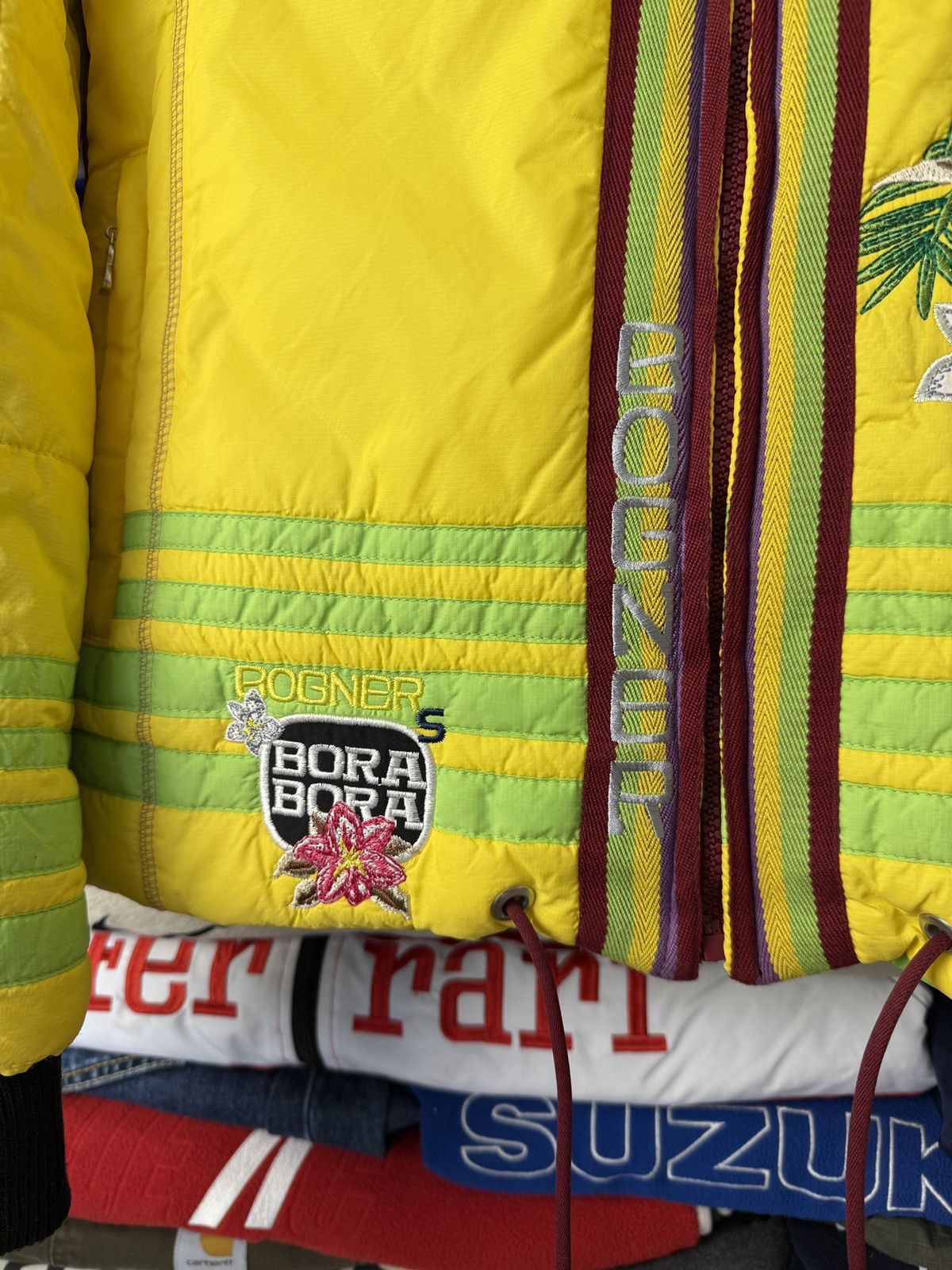 Bogner Bogner Ski Jacket Reversible Bomber Patchwork Flowers Size L / US 10 / IT 46 - 9 Thumbnail
