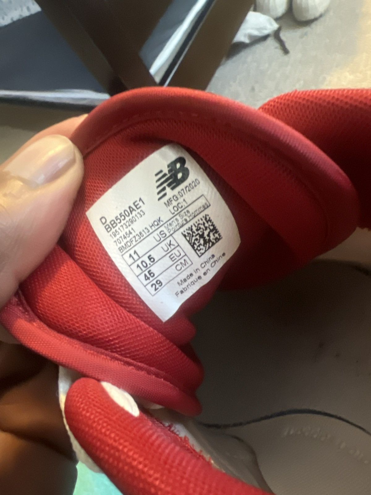 Aime Leon Dore × New Balance Aimé Leon Dore x New Balance 550 ‘Red’ Size US 11 / EU 44 - 6 Thumbnail