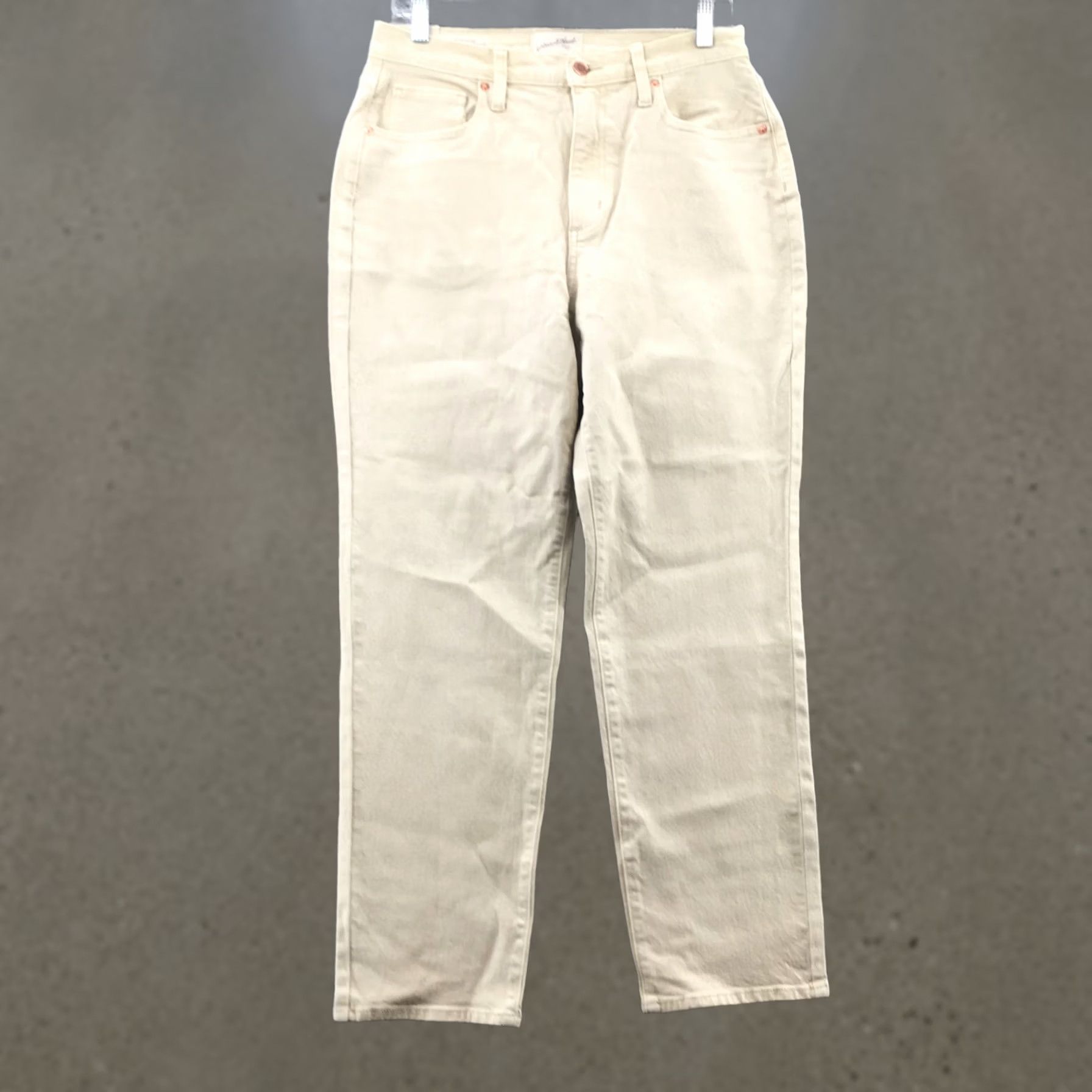 Vintage Universal Thread Pants Womens 10R Beige Cotton Blend Slim Ankle 90s Hi-Rise NEW Size 32" / US 10 / IT 46 - 1 Thumbnail