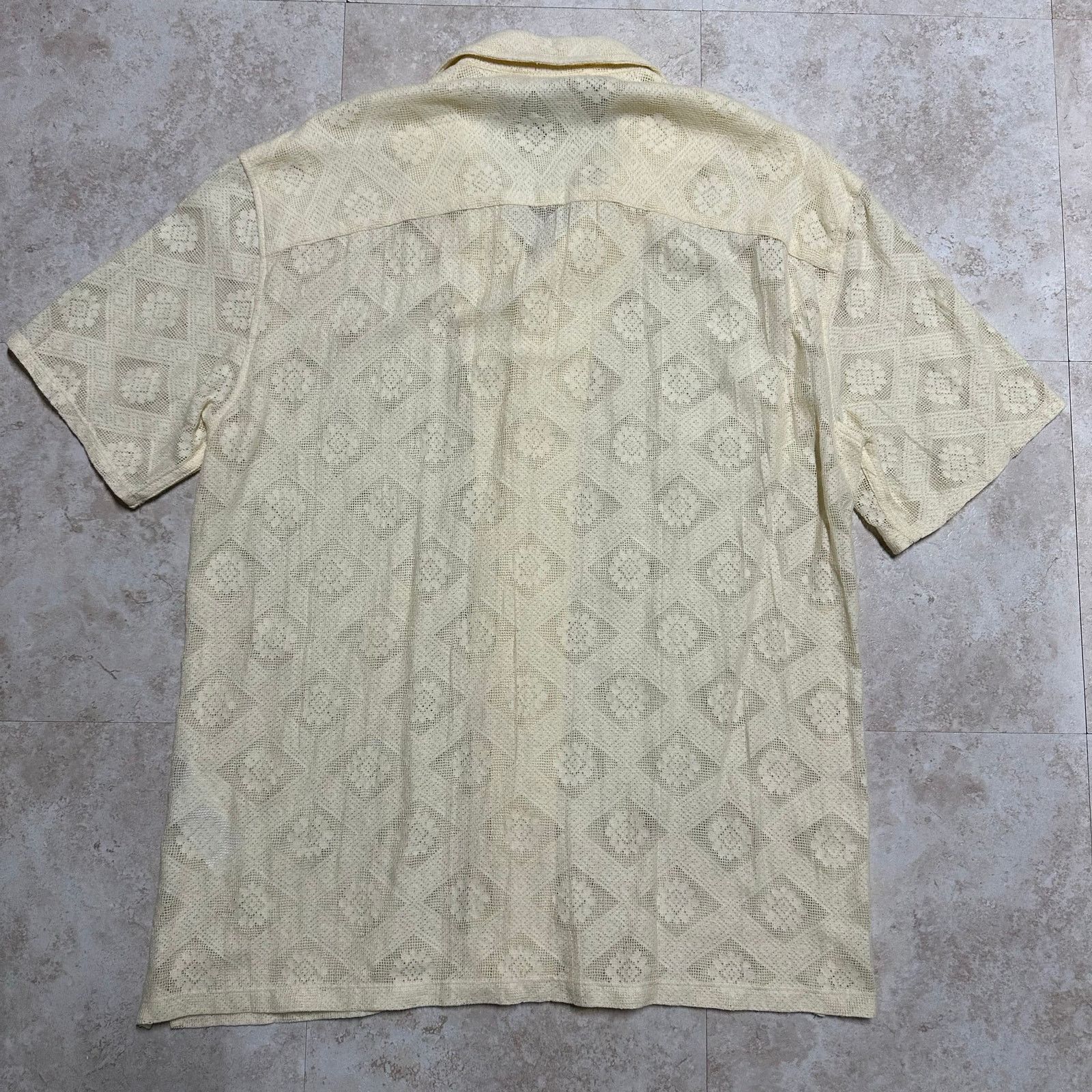 Abercrombie & Fitch Abercrombie & Fitch Lacey Button Up Knit Shirt Rico Size US M / EU 48-50 / 2 - 2 Thumbnail