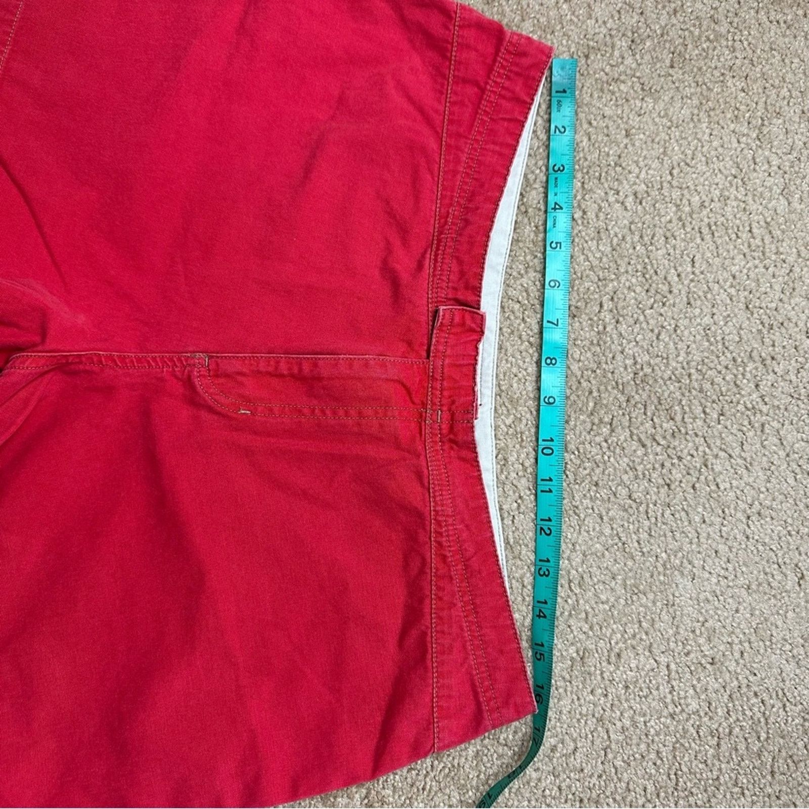 Old Navy Y2K Old Navy Vibrant Red Swimwear Shorts 100% cotton Size 14 Size 36" / US 14 / IT 50 - 10 Thumbnail