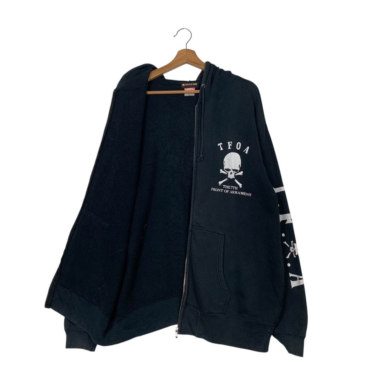 Japanese Brand REGULUS ROCK The Front Of Armament Big Logo Hoodie 2428-C109 Size US XL / EU 56 / 4 - 10 Thumbnail