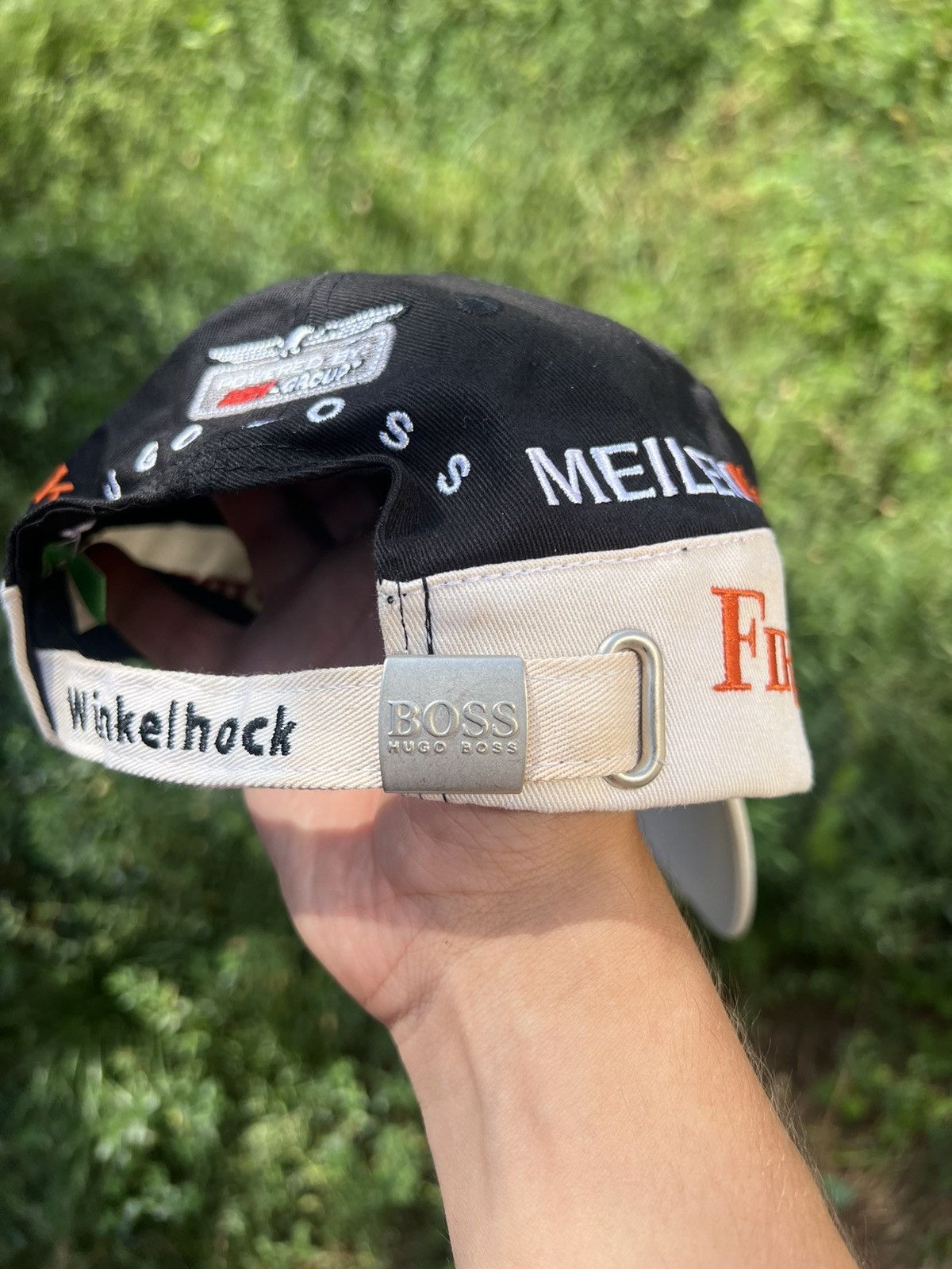 Hugo Boss Vintage Hugo Boss Racing Cap Size ONE SIZE - 6 Thumbnail