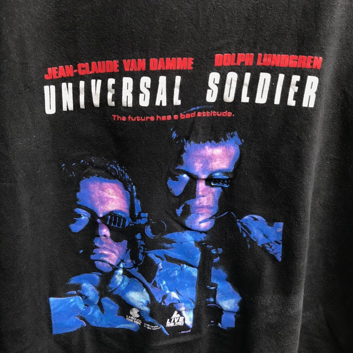 Other Vintage rare 90s UNIVERSAL SOLDIER movie tee boxy Size US XL / EU 56 / 4 - 3 Thumbnail