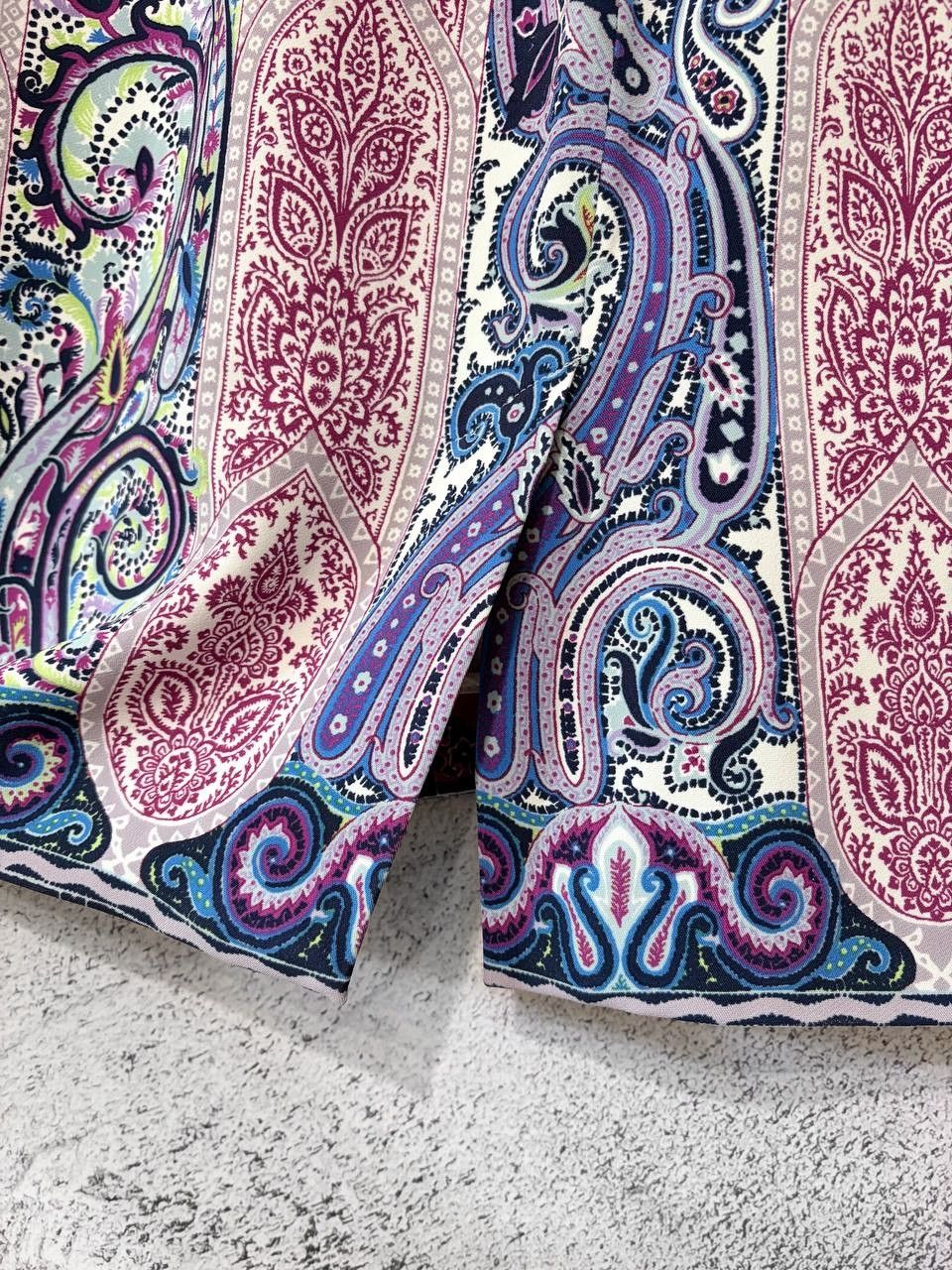 Etro Etro Viscose Floral Midi Dress Made in Italy Size S / US 4 / IT 40 - 7 Thumbnail