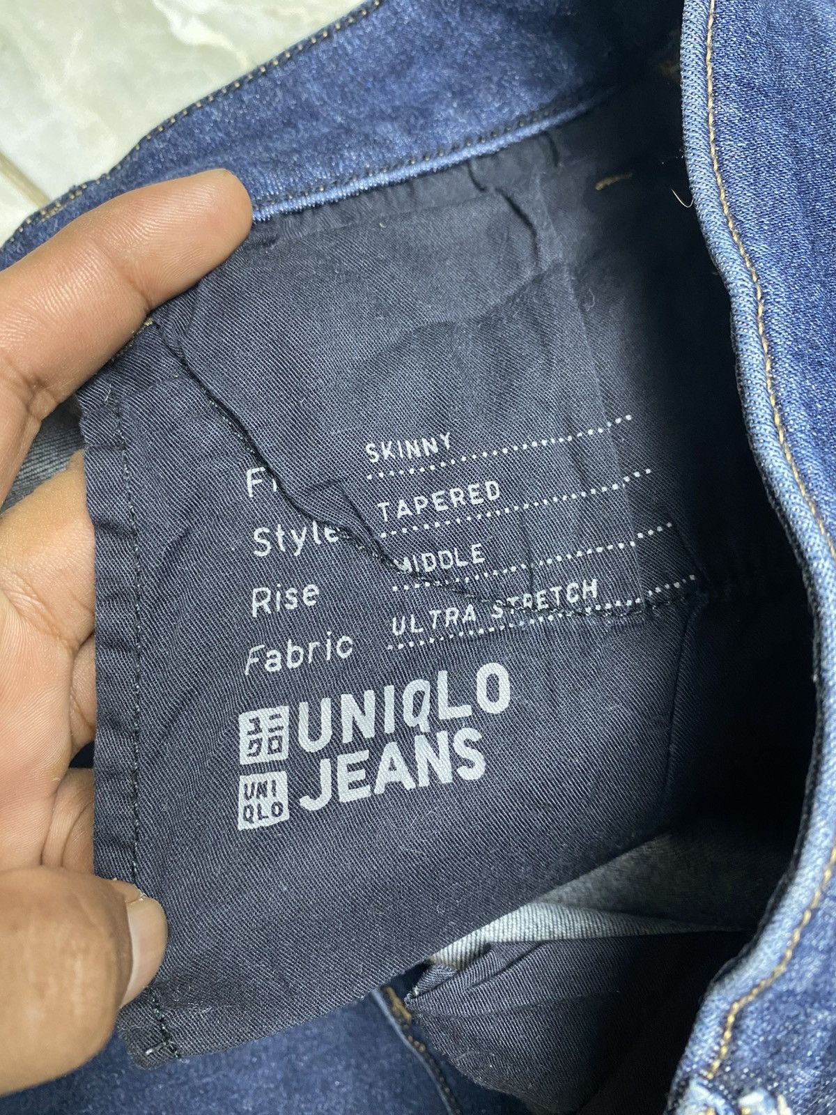 Japanese Brand Skinny Uniqlo Jeans Size 28" / US 6 / IT 42 - 13 Thumbnail