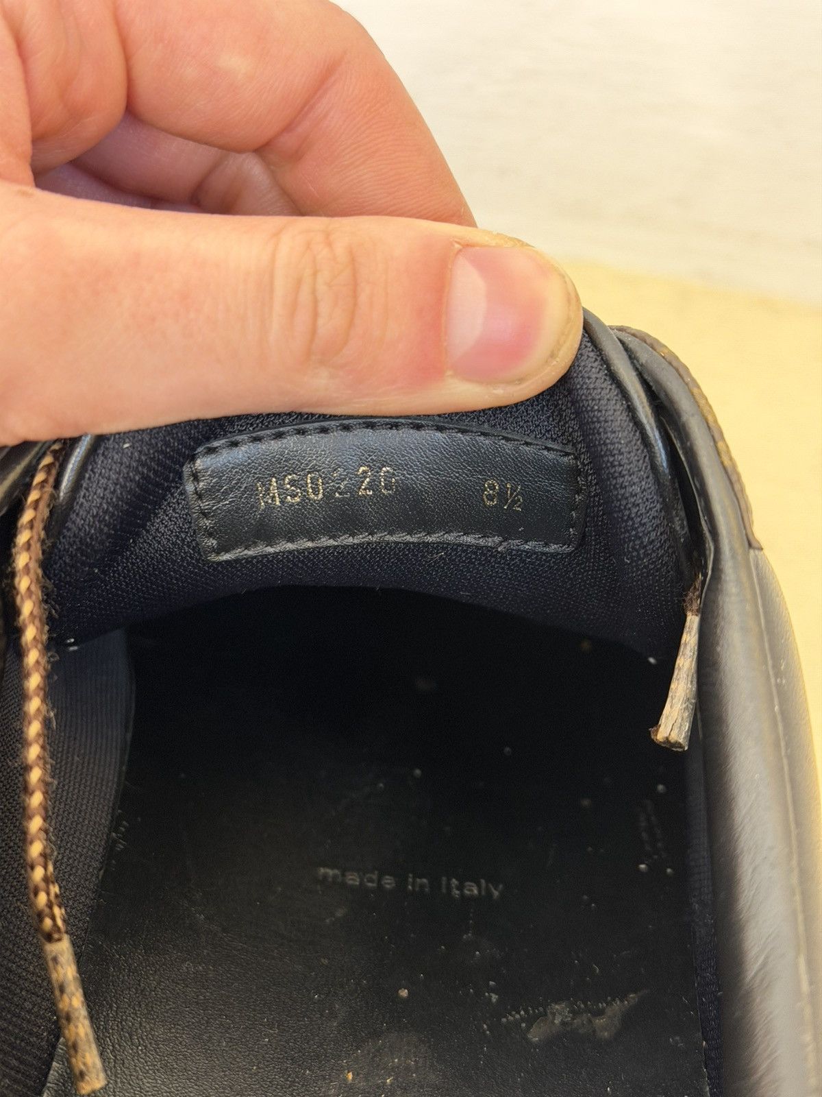 Louis Vuitton Louis Vuitton Leather Brown Low-Top Men‘s Sneakers Size 43 Size US 8.5 / EU 41-42 - 9 Thumbnail