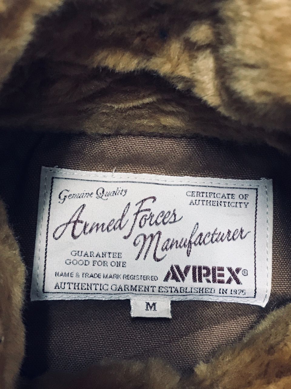 Vintage Avirex Flight Jacket with Patches
