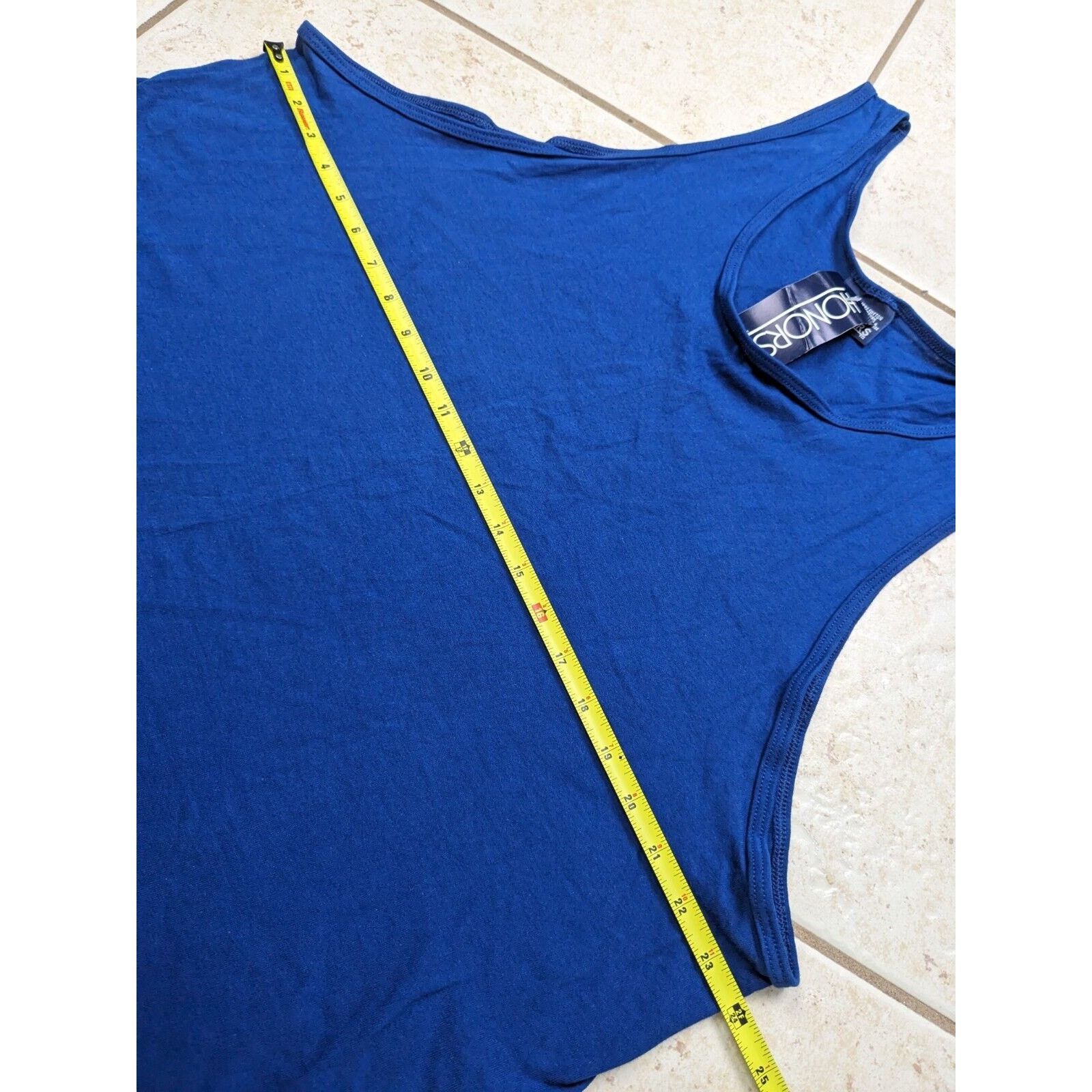 Other Vtg NWT 90s HONORS Single Stitch Blue Blank Tank Top XL USA Size US XL / EU 56 / 4 - 3 Thumbnail