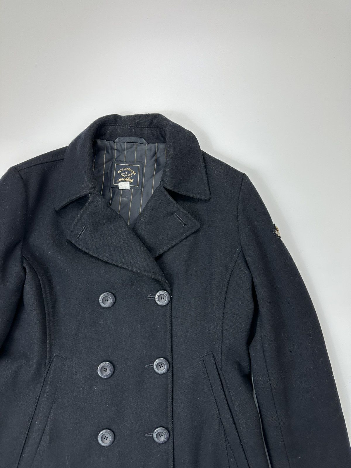 Paul & Shark Paul&Shark Heavy Wool Coat Men's L Size Logo Size US L / EU 52-54 / 3 - 4 Thumbnail