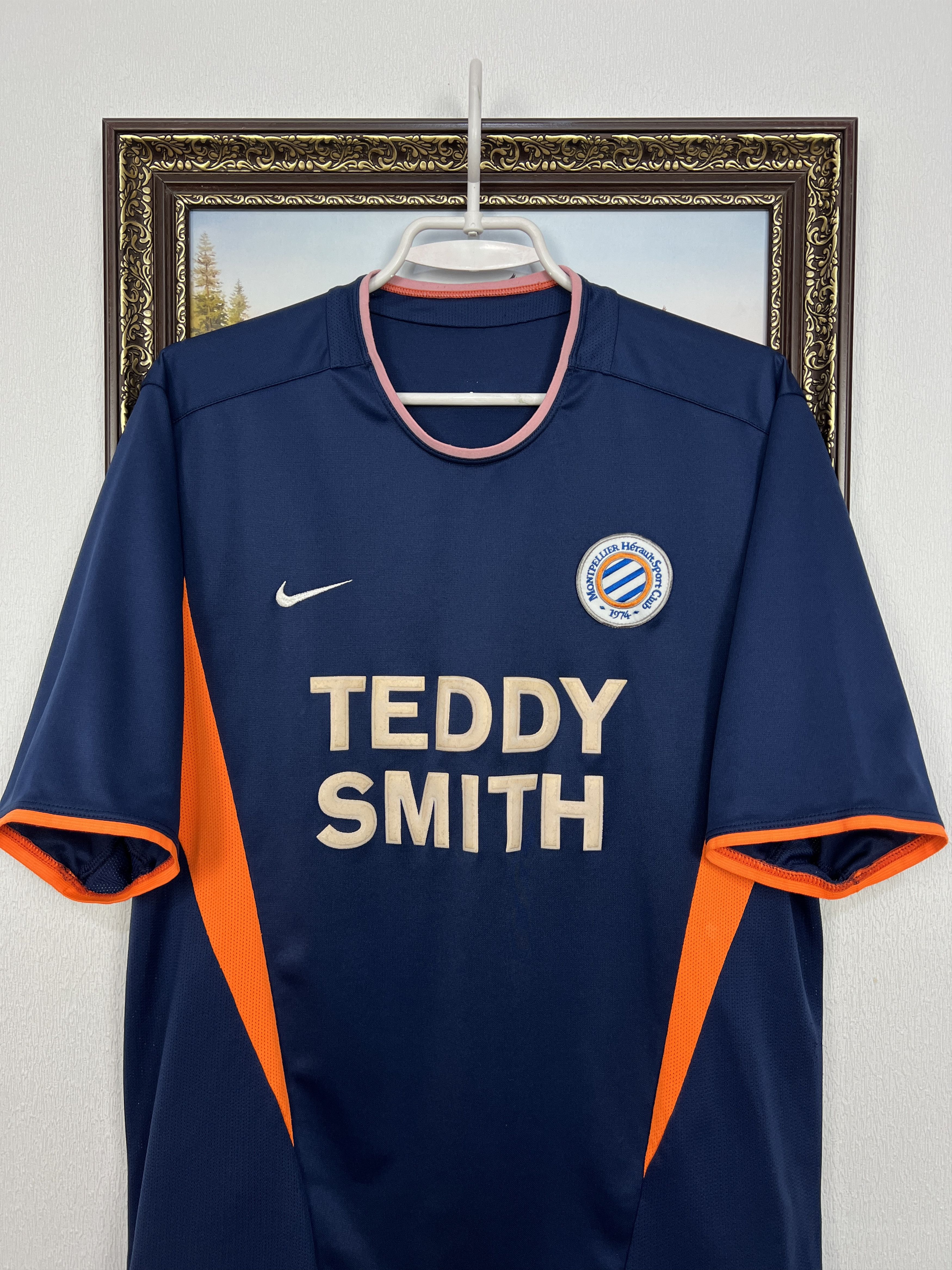 Nike Montpellier Home football shirt 2002 Nike Soccer Blue Jersey Size US L / EU 52-54 / 3 - 2 Thumbnail