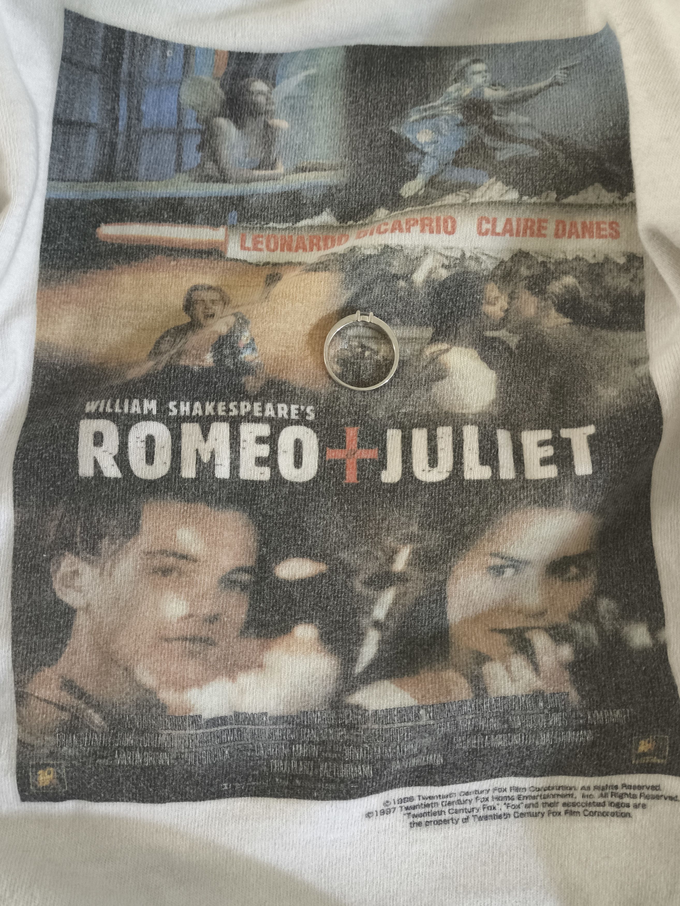 Vintage Romeo And Juliet Promo Tee 90s Rare Size US M / EU 48-50 / 2 - 3 Thumbnail