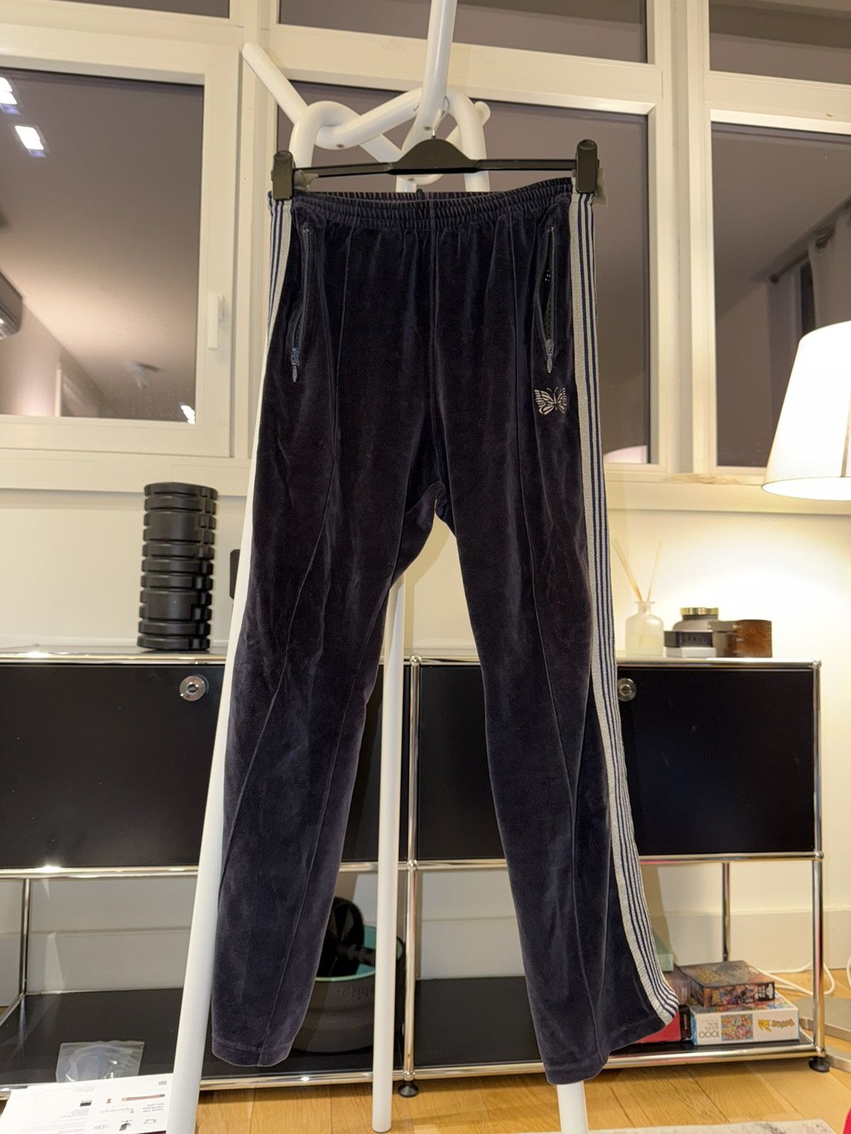 Needles Needles Narrow Velour Trackpants Sweatpants Size US 32 / EU 48 - 1 Thumbnail