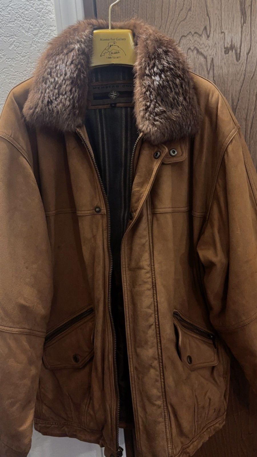 Members Only ONE/OF Suede Member’s Only Jacket x Beaver Collar Size US L / EU 52-54 / 3 - 3 Thumbnail