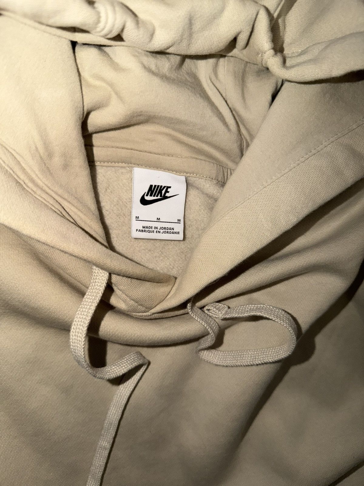 Nike Nike sportswear club fleece pullover hoodie beige medium Size US M / EU 48-50 / 2 - 4 Thumbnail